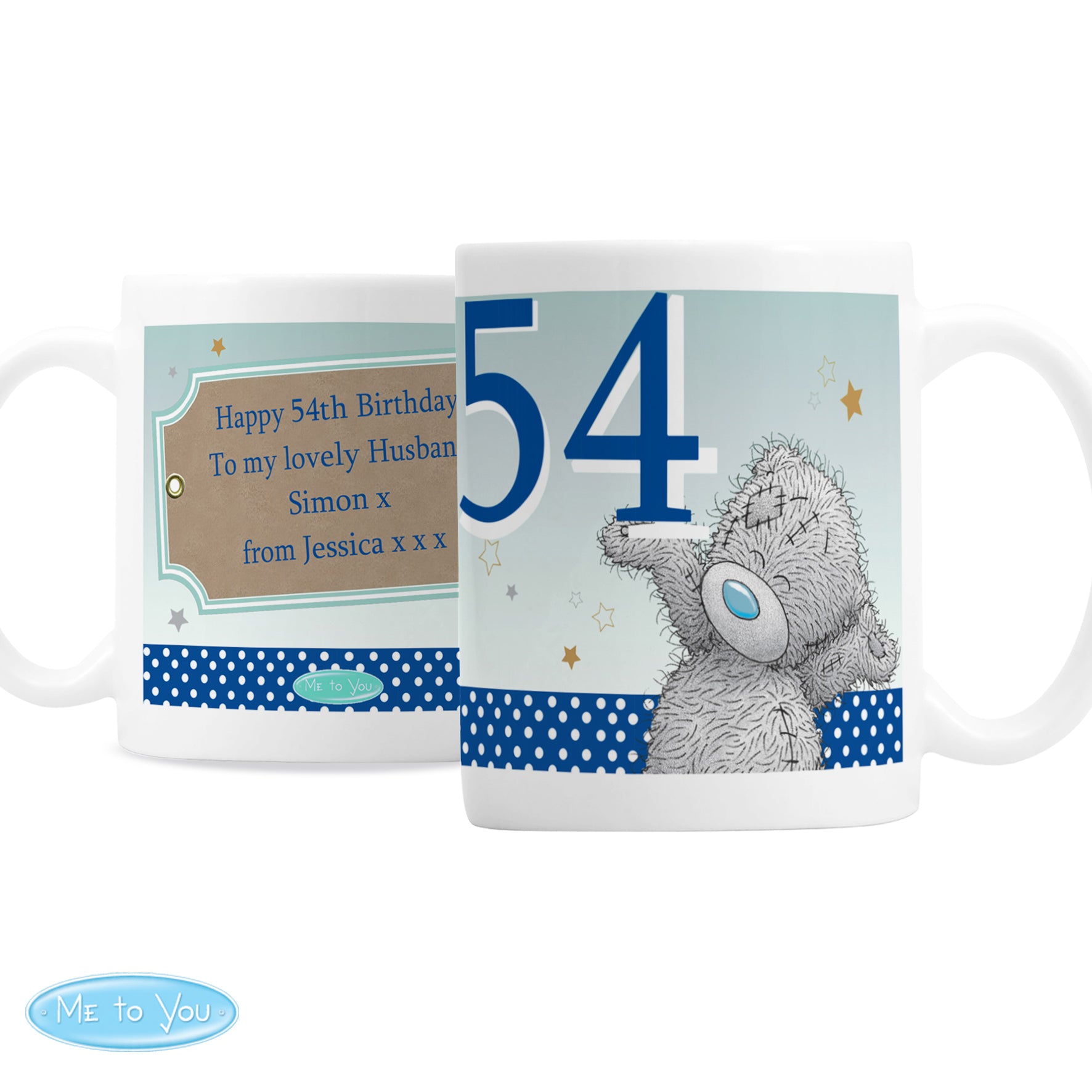 Personalised Me To You Birthday Big Age Male Mug