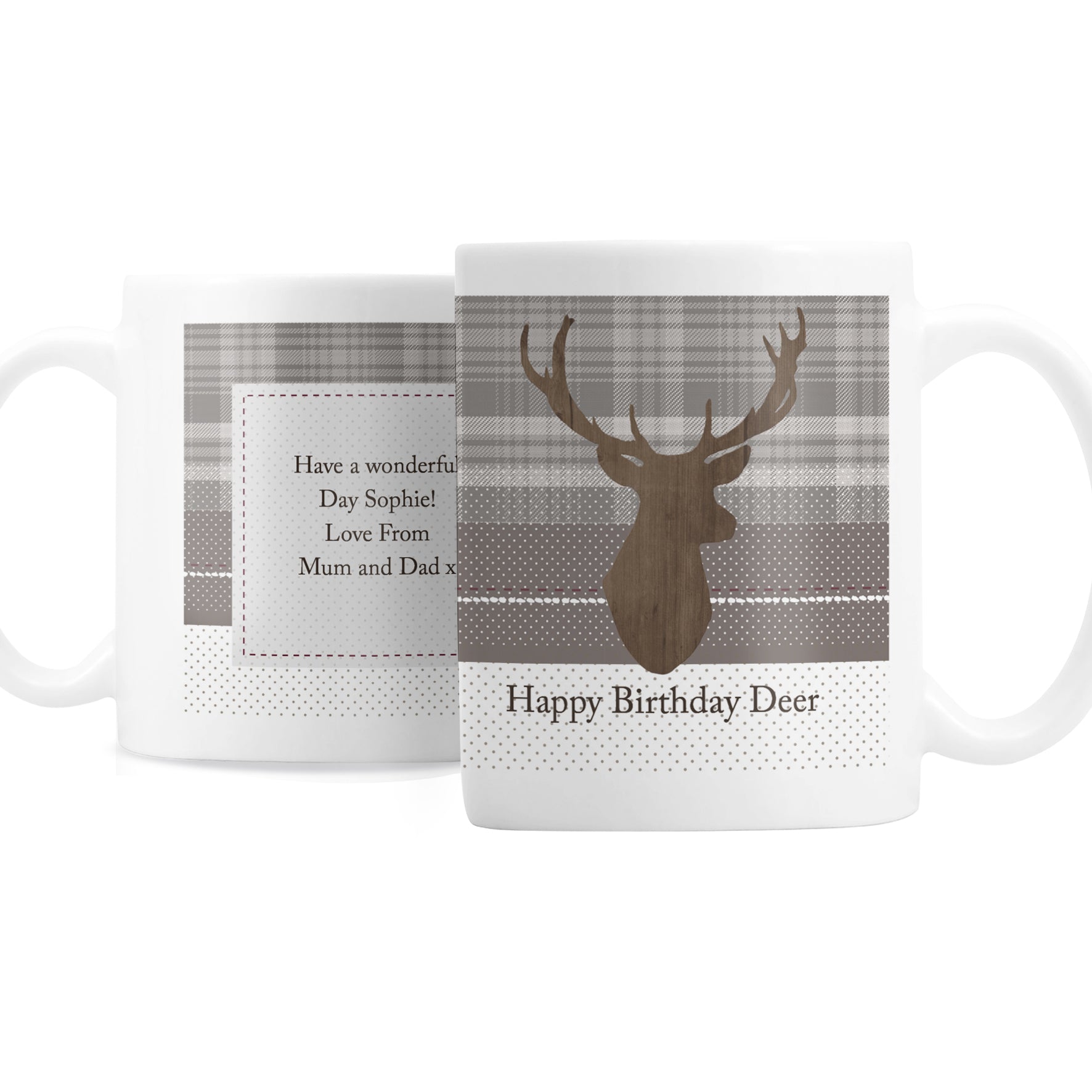 Personalised Highland Stag Mug