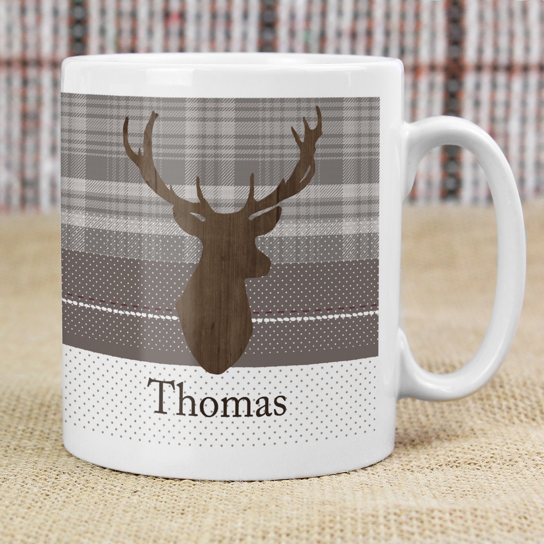 Personalised Highland Stag Mug