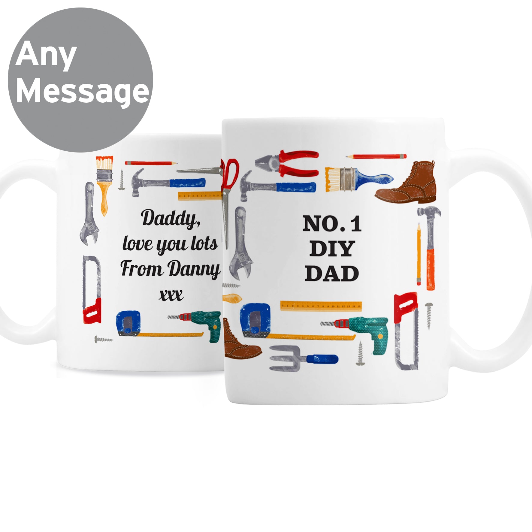 Personalised DIY Man Mug