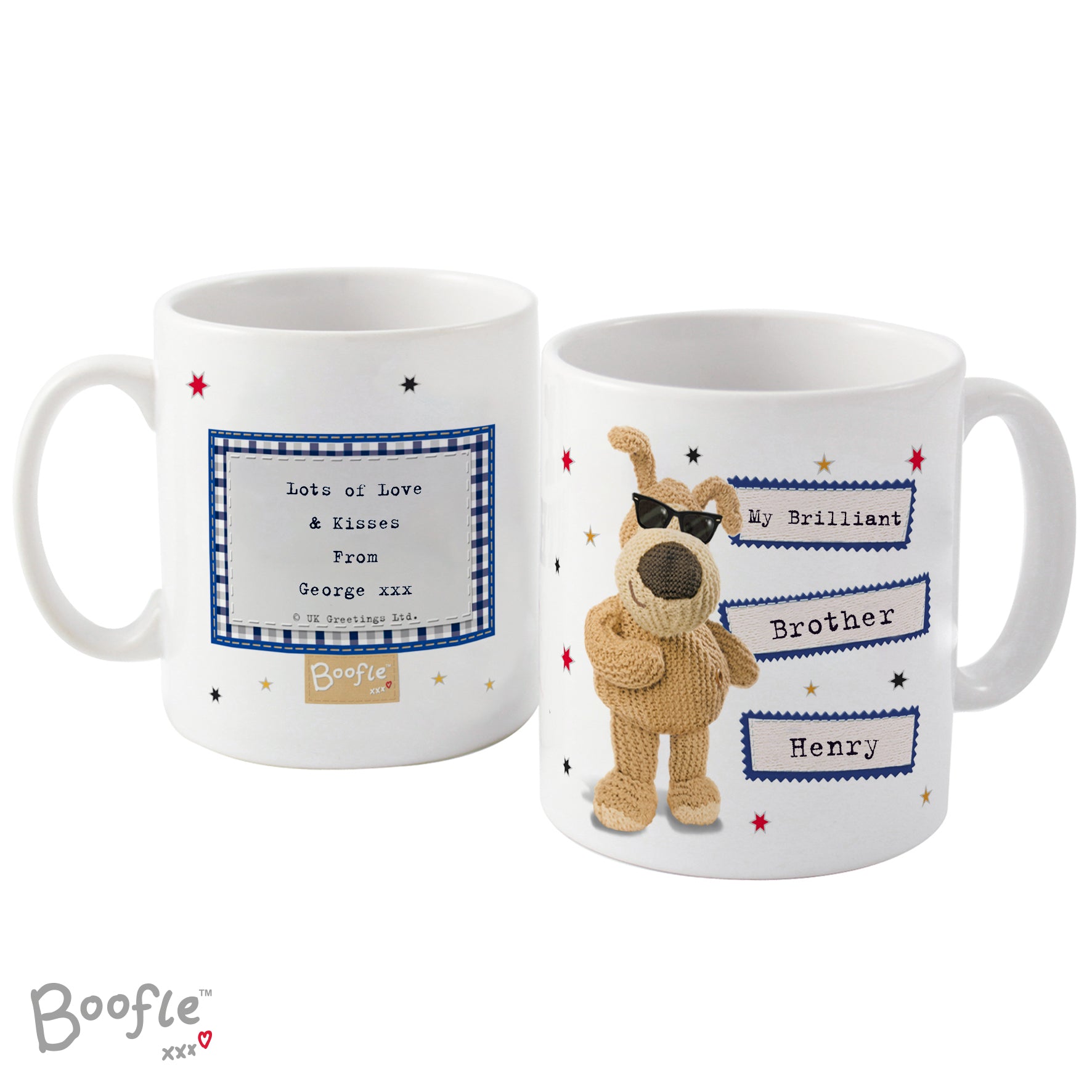 Personalised Boofle Stars Mug