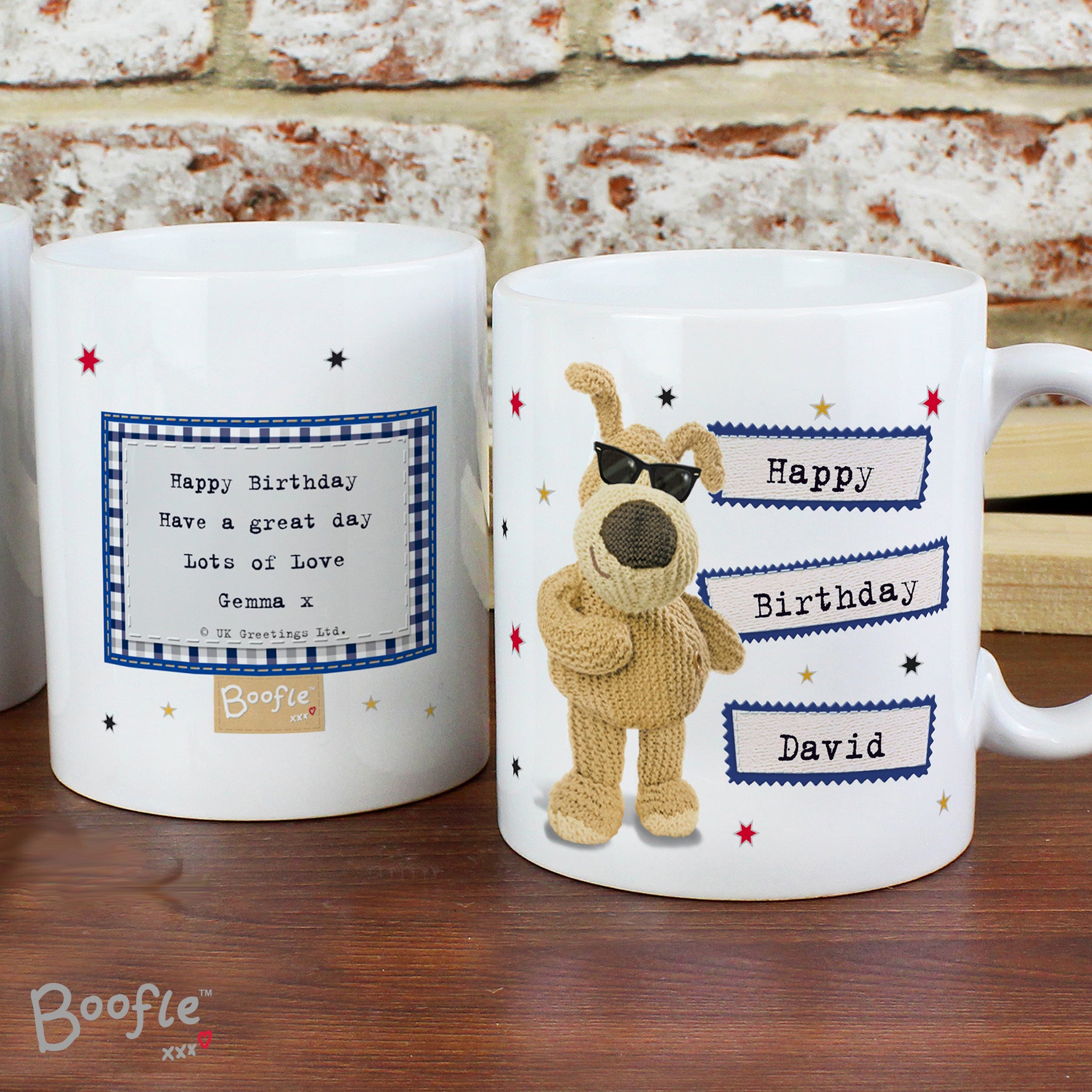 Personalised Boofle Stars Mug