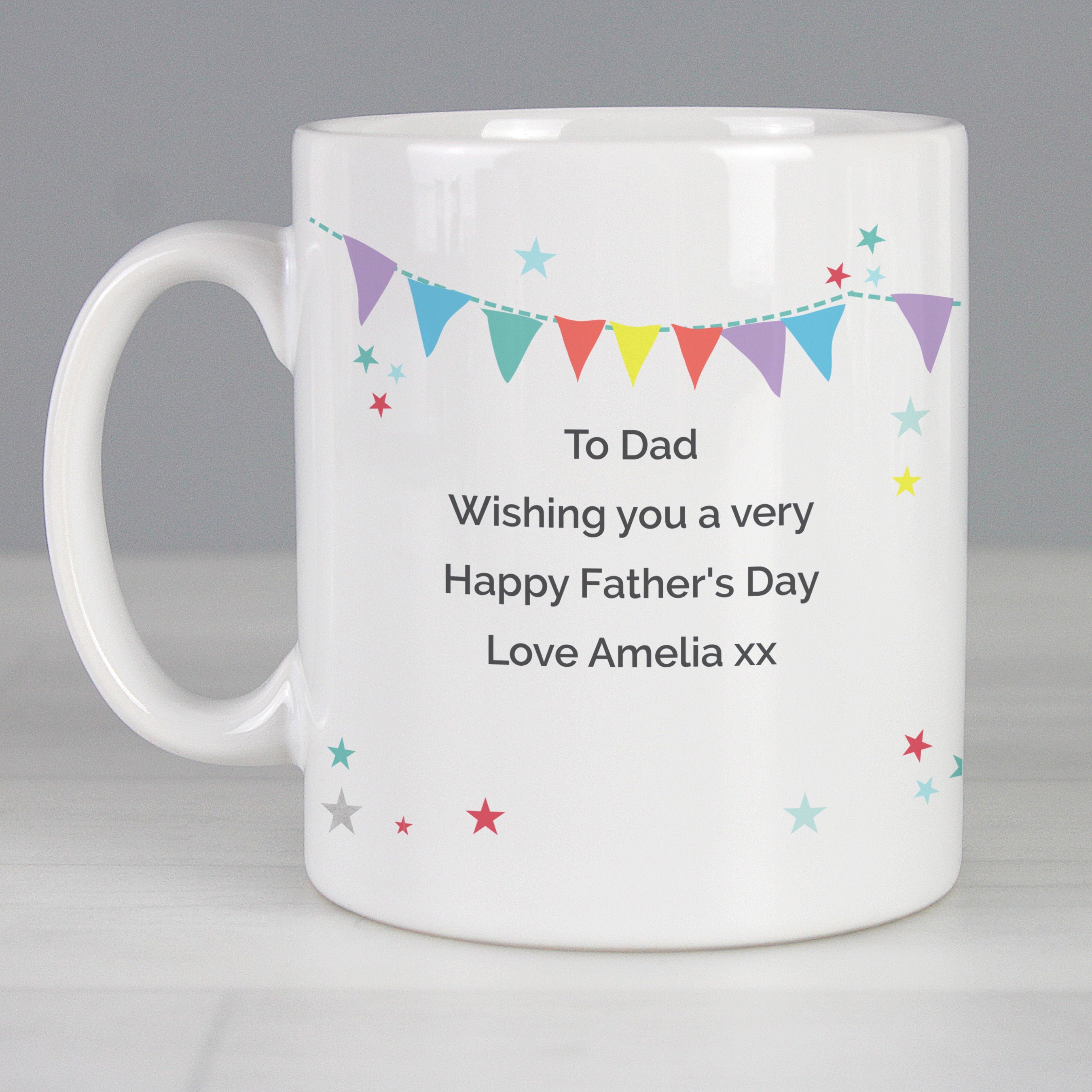 Personalised 1st Father's Day Daddy Bear Mug