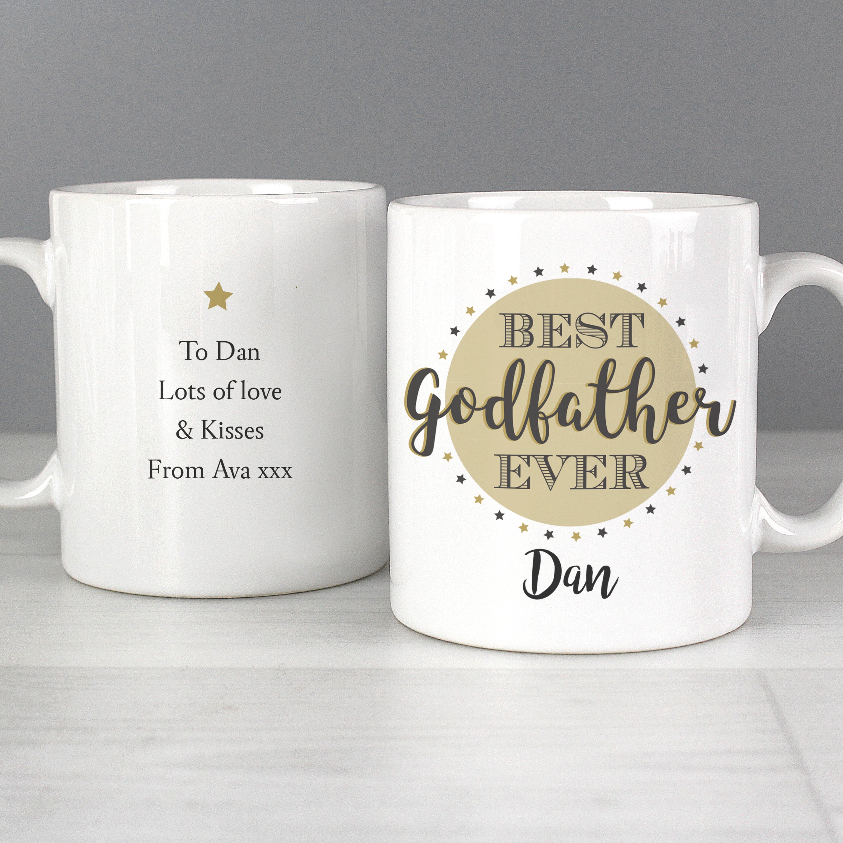 Personalised Best Godfather Mug