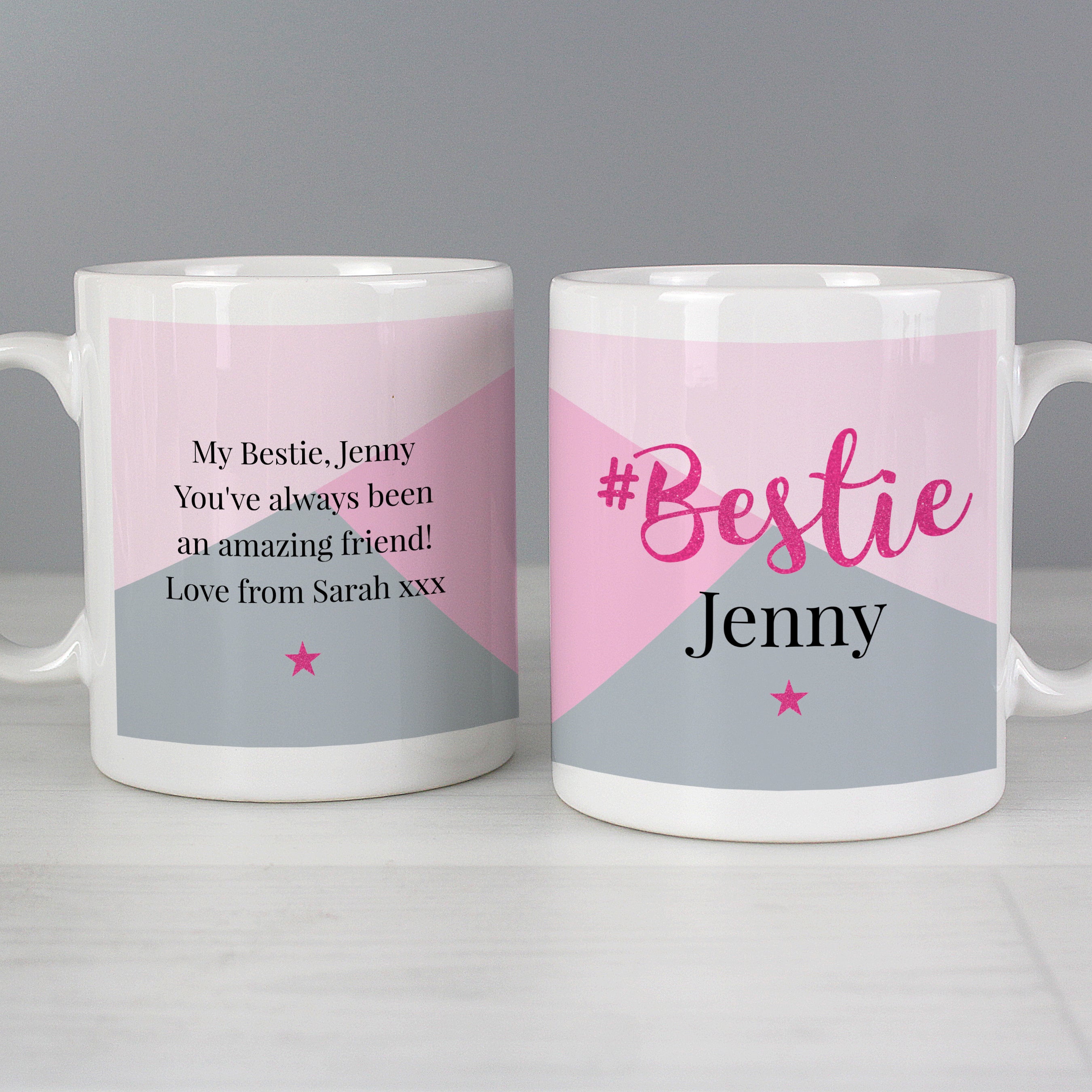 Personalised #Bestie Mug