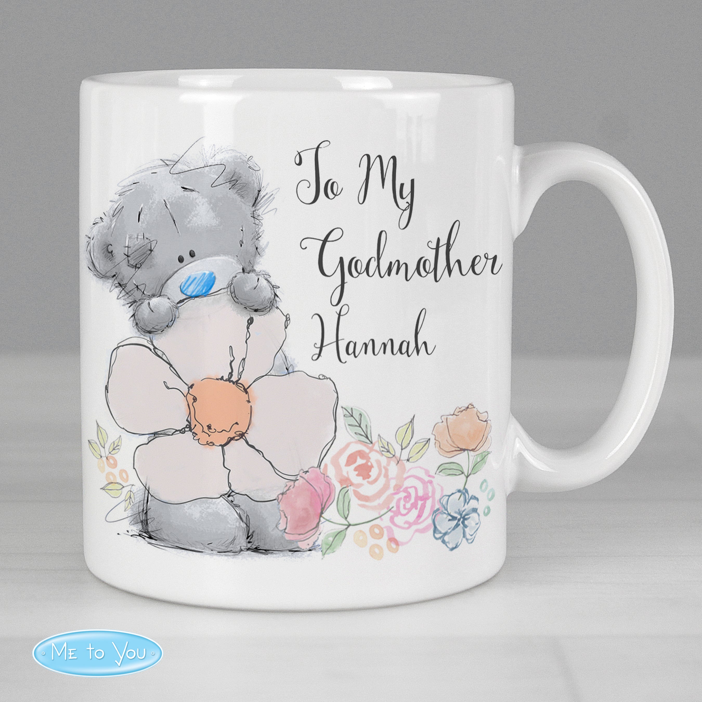 Personalised Me to You Floral Mug