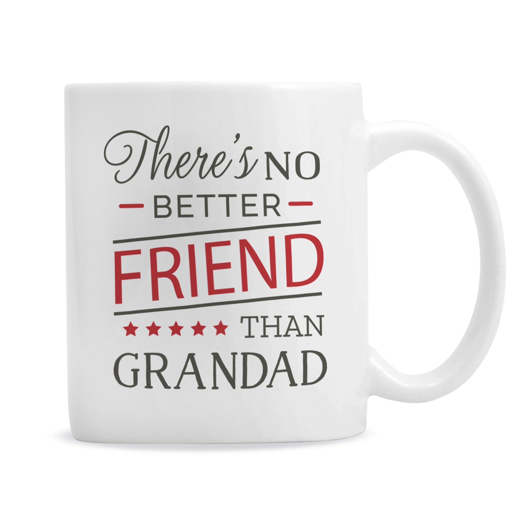 Personalised 'No Better Friend Than Grandad' Mug