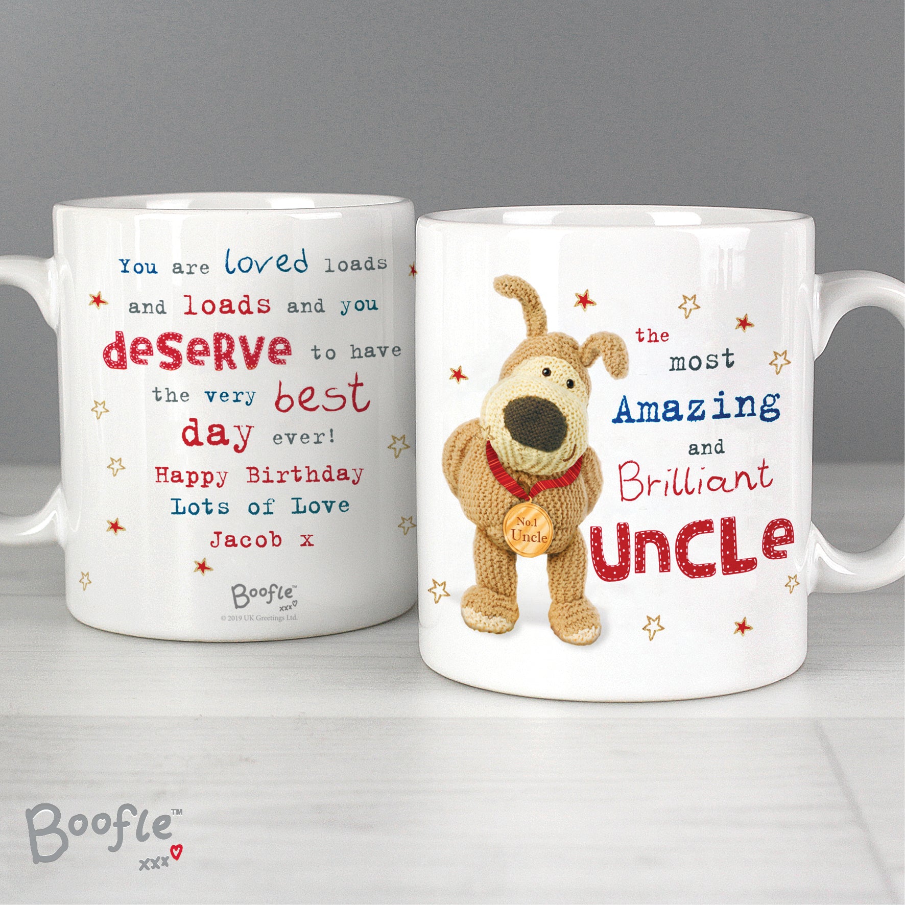 Personalised Boofle Medal Mug