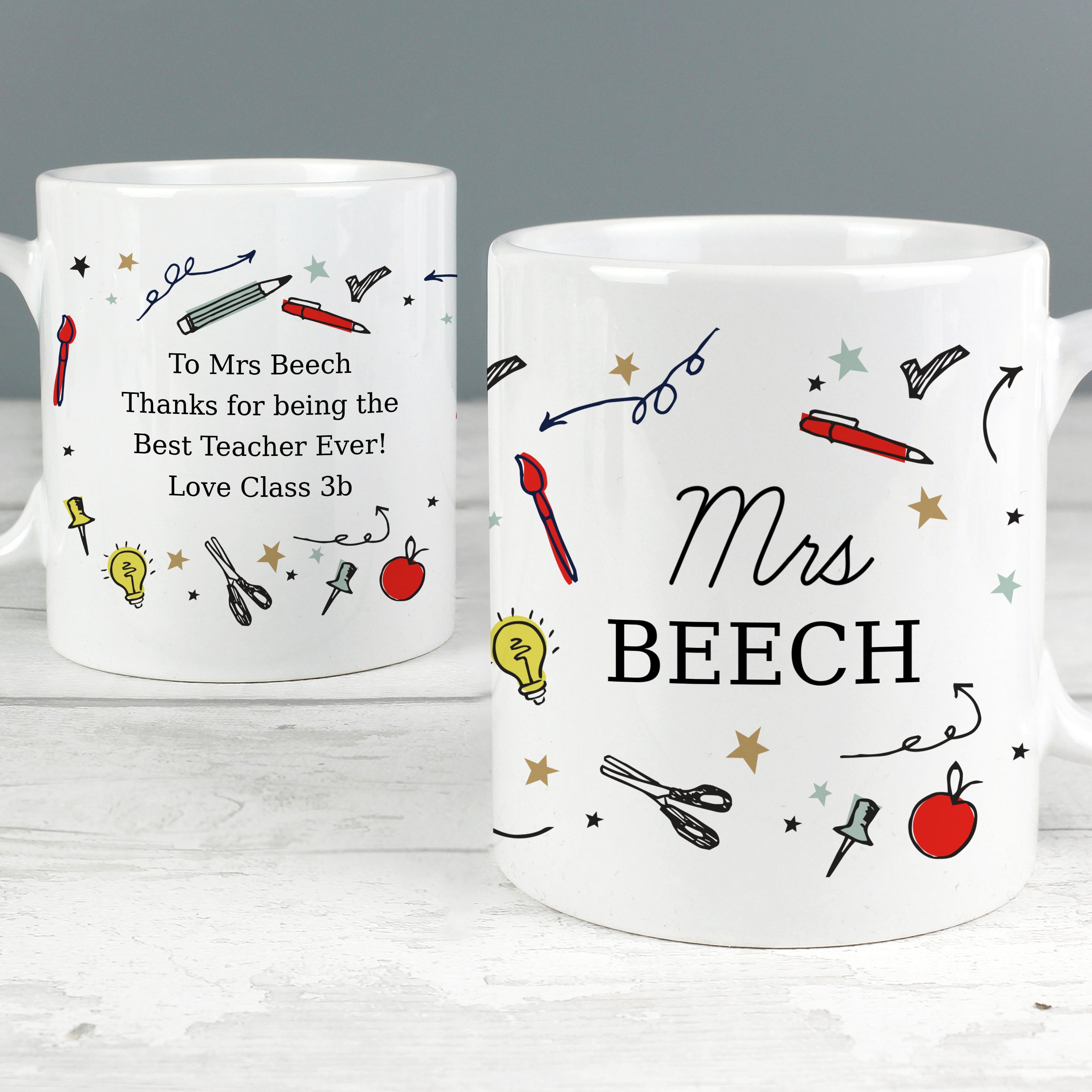 Personalised School Teachers Mug