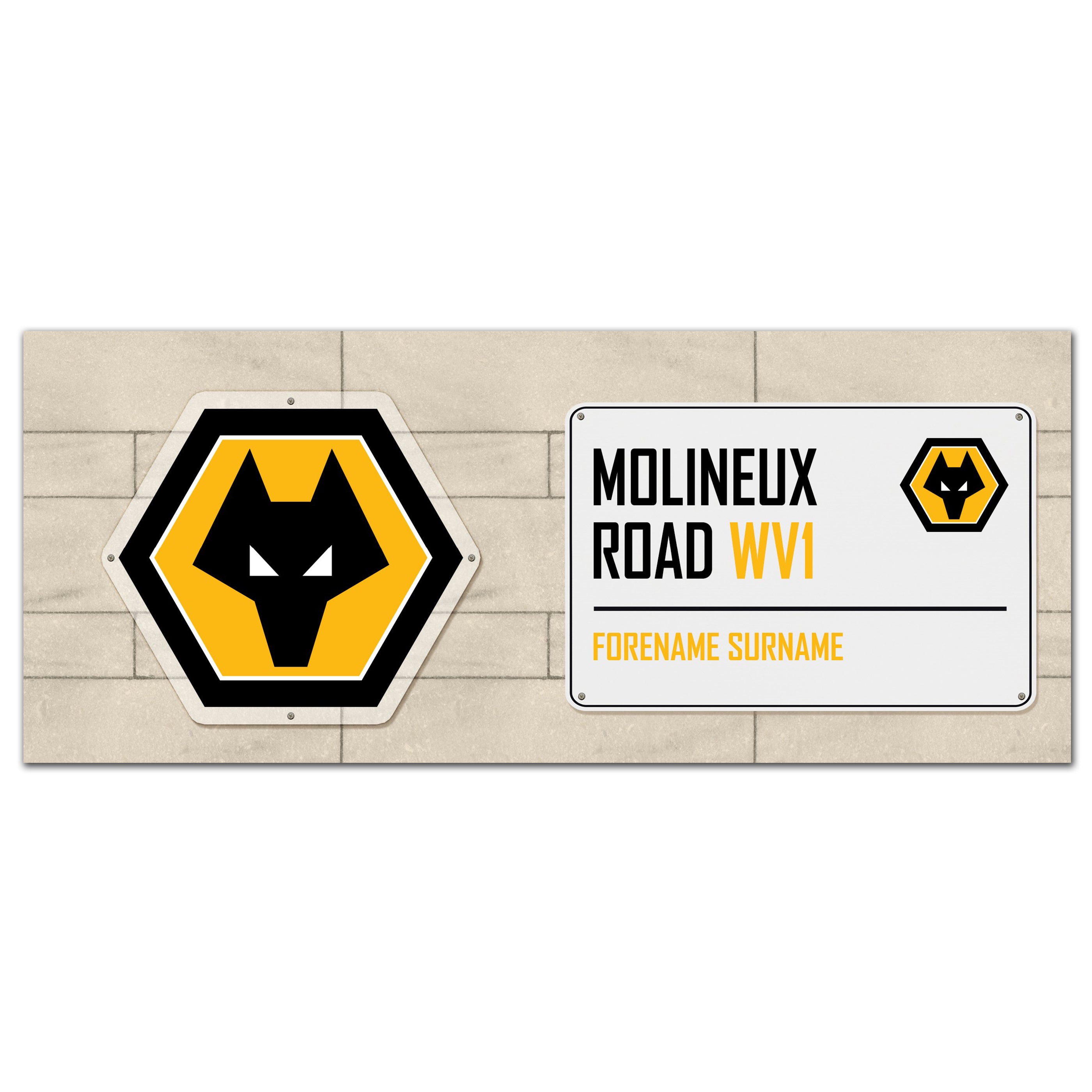 Wolves Street Sign Mug