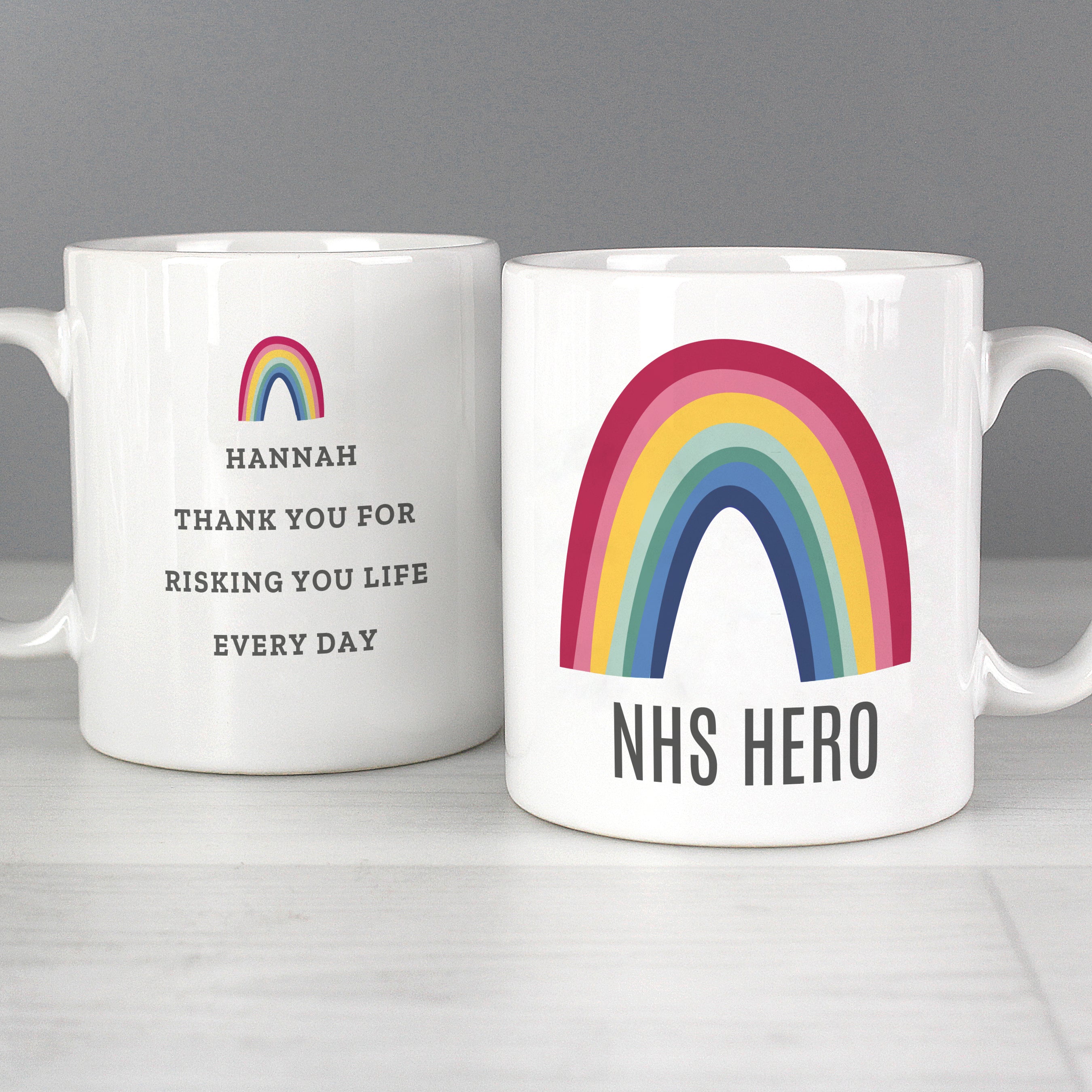 Personalised Rainbow Mug