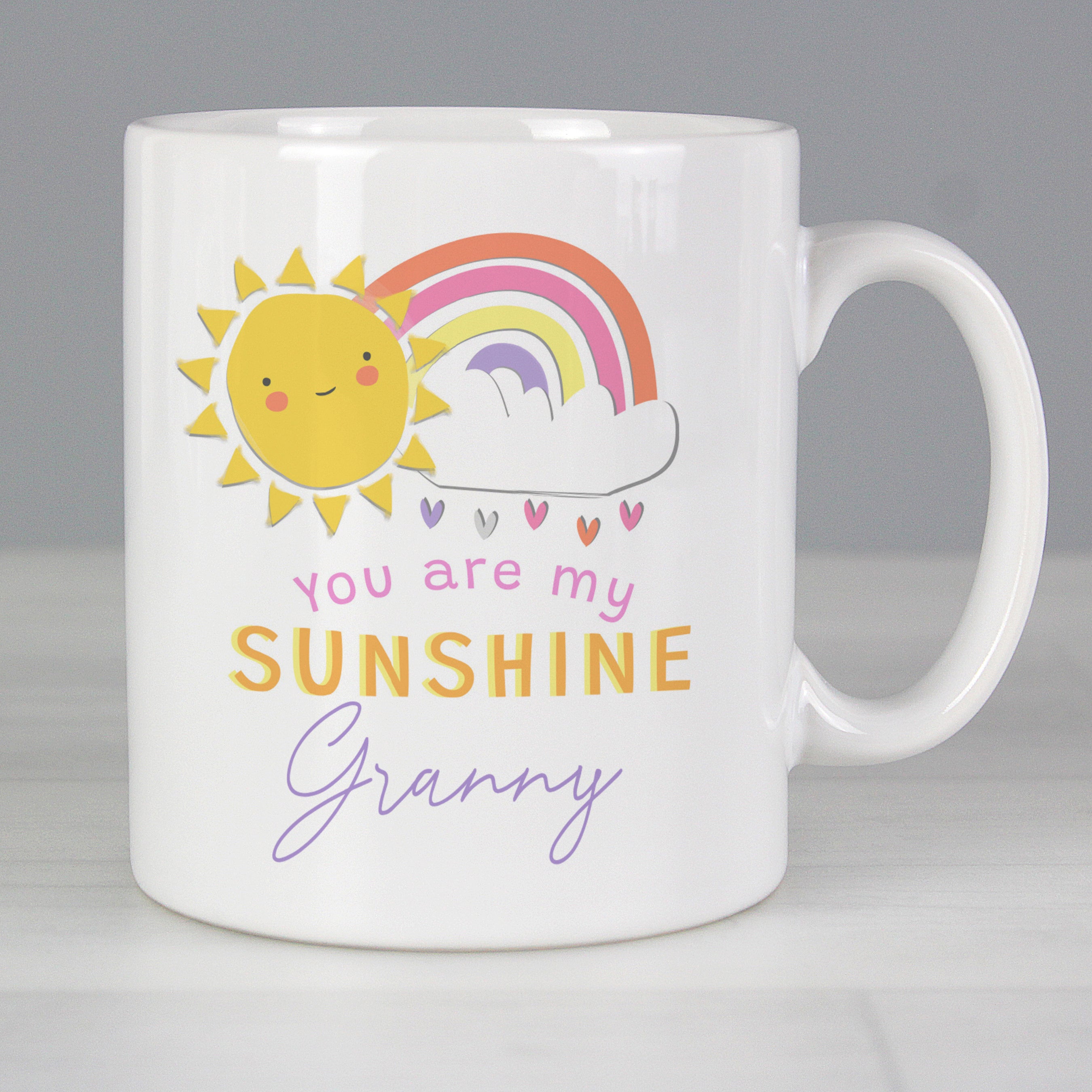 Personalised You Are My Sunshine Mug