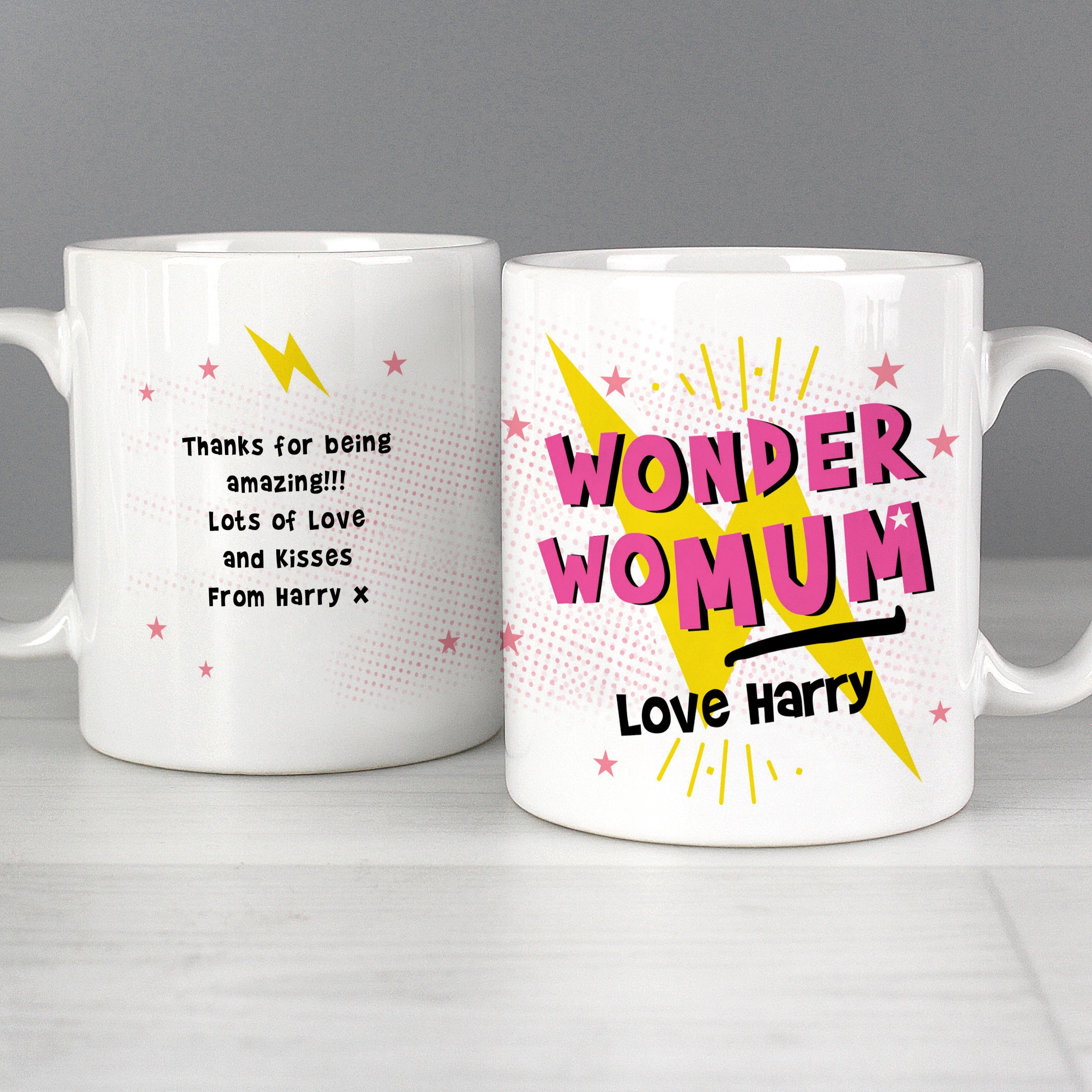 Personalised Wonder WoMum Mug