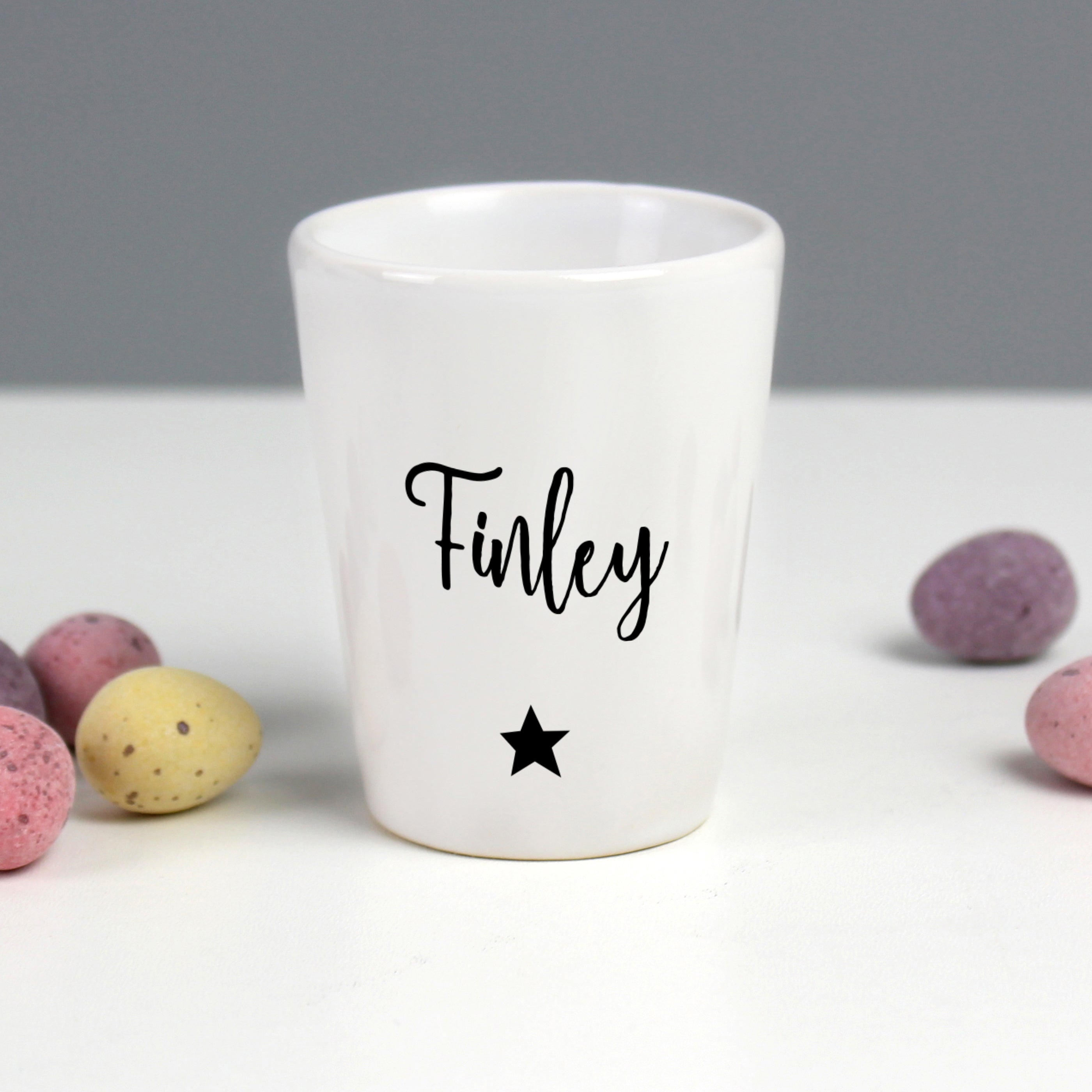 Personalised Star Name Only Egg Cup