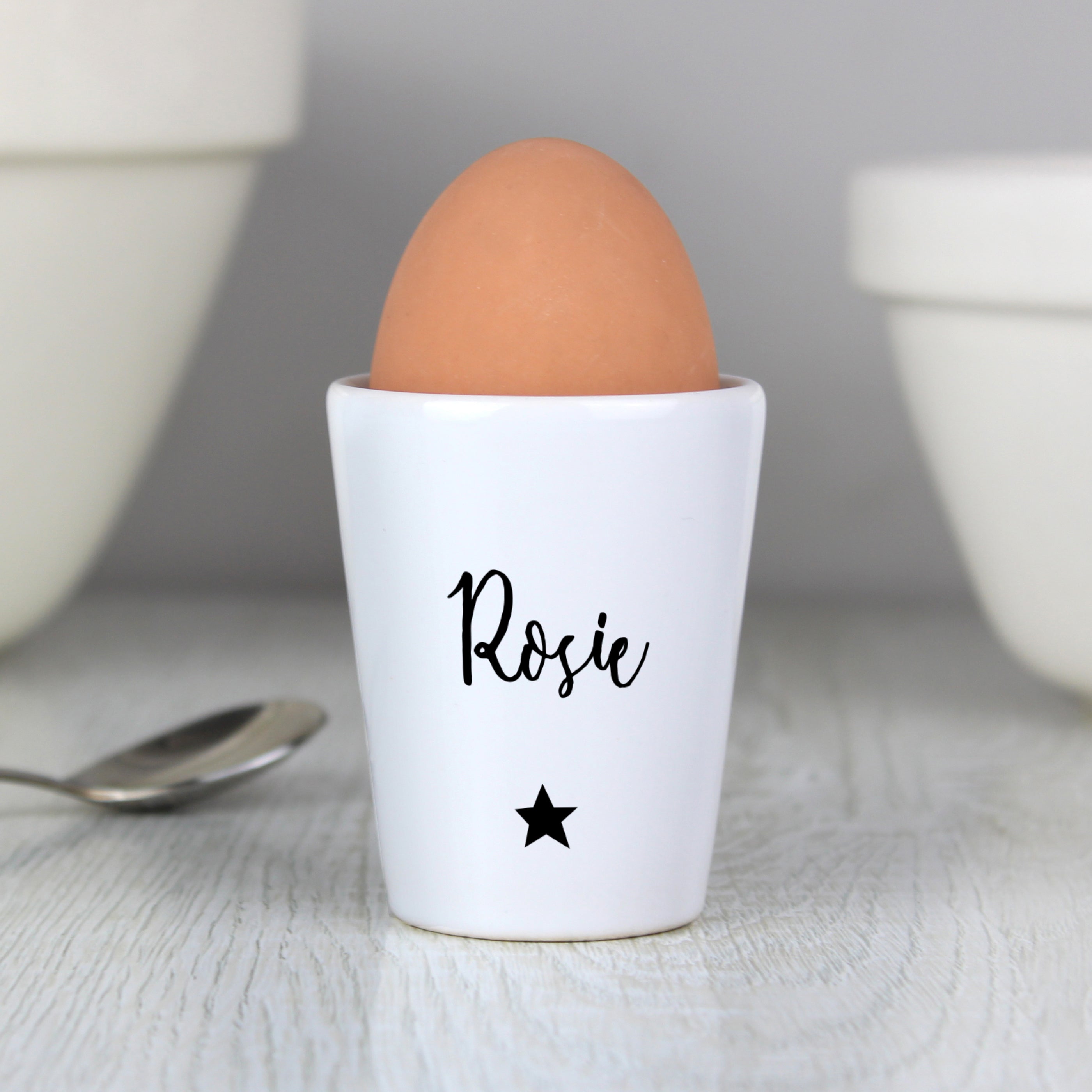 Personalised Star Name Only Egg Cup