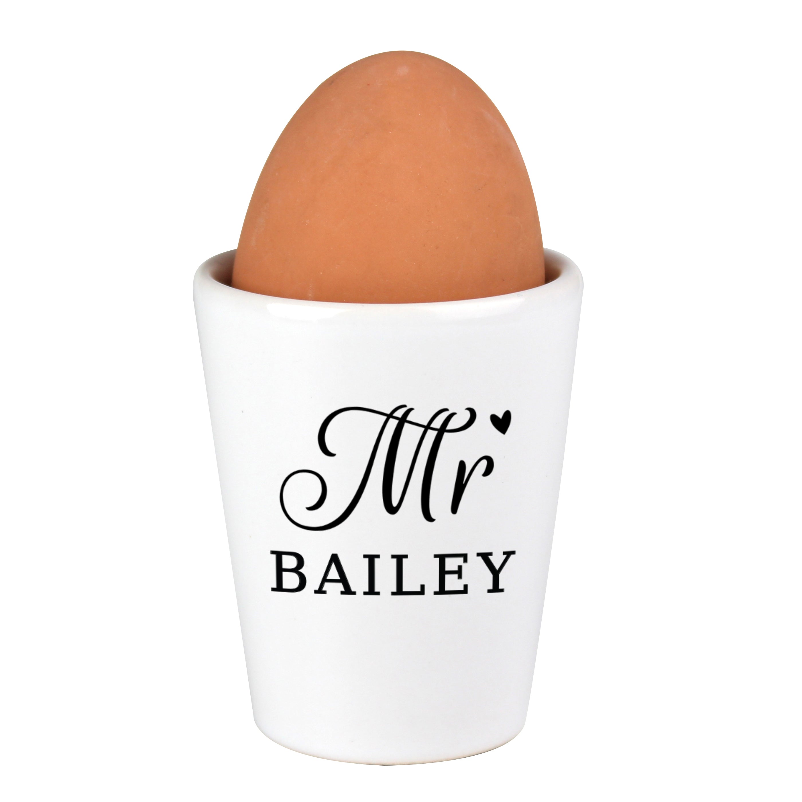 Personalised Mr Egg Cup