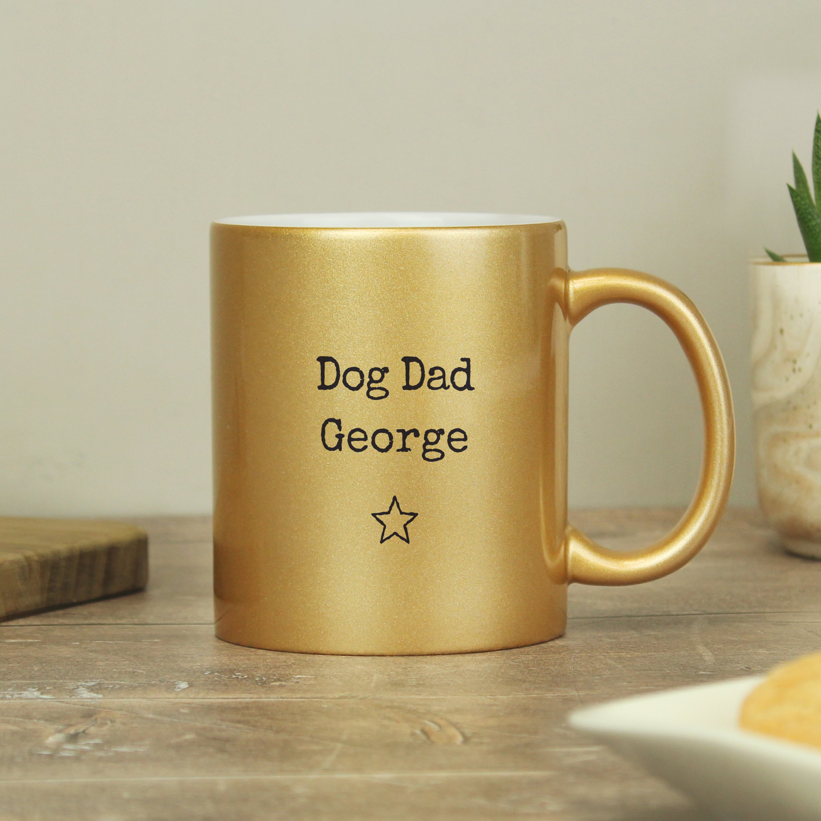 Personalised Free Text Gold Mug