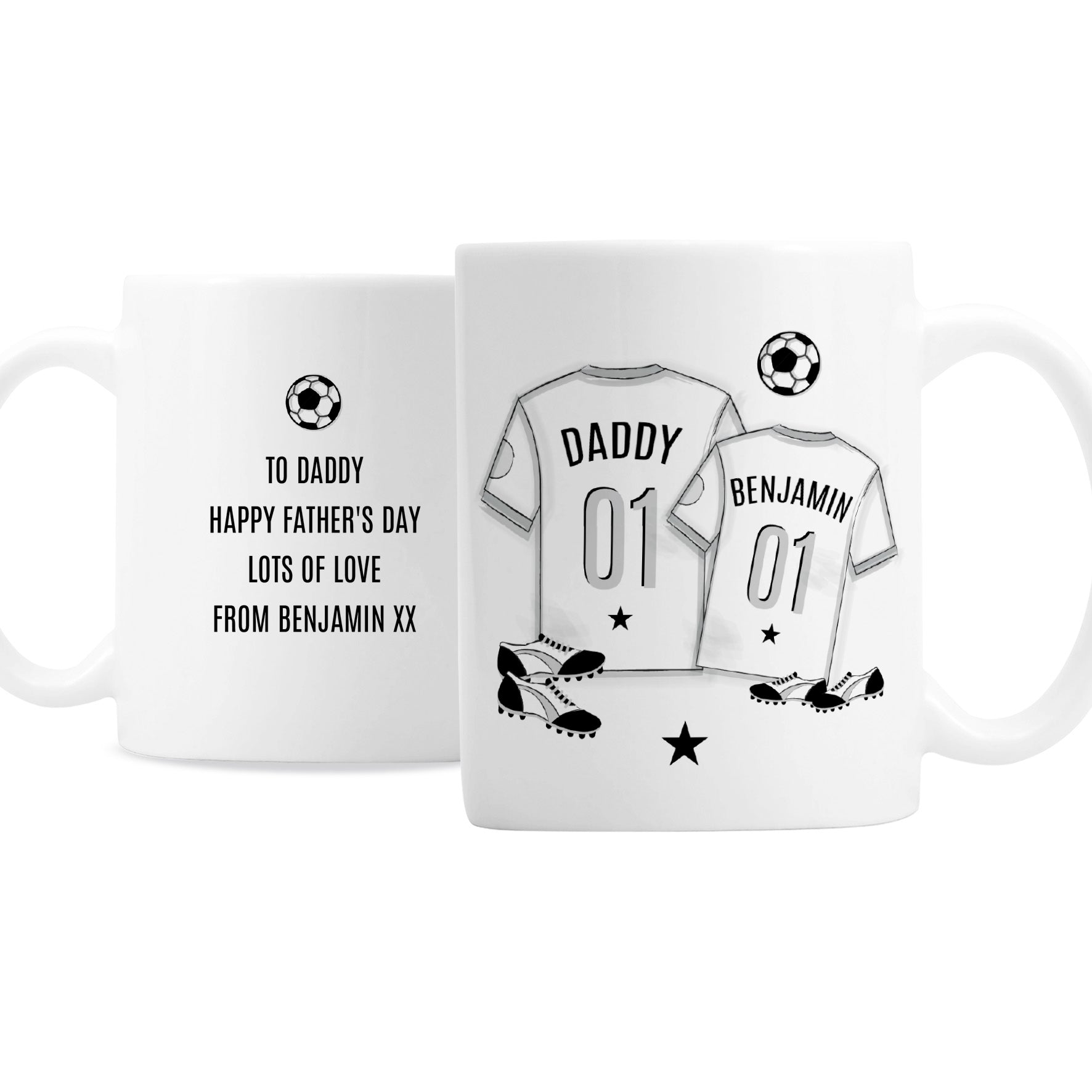 Personalised Football Mini Me Mug