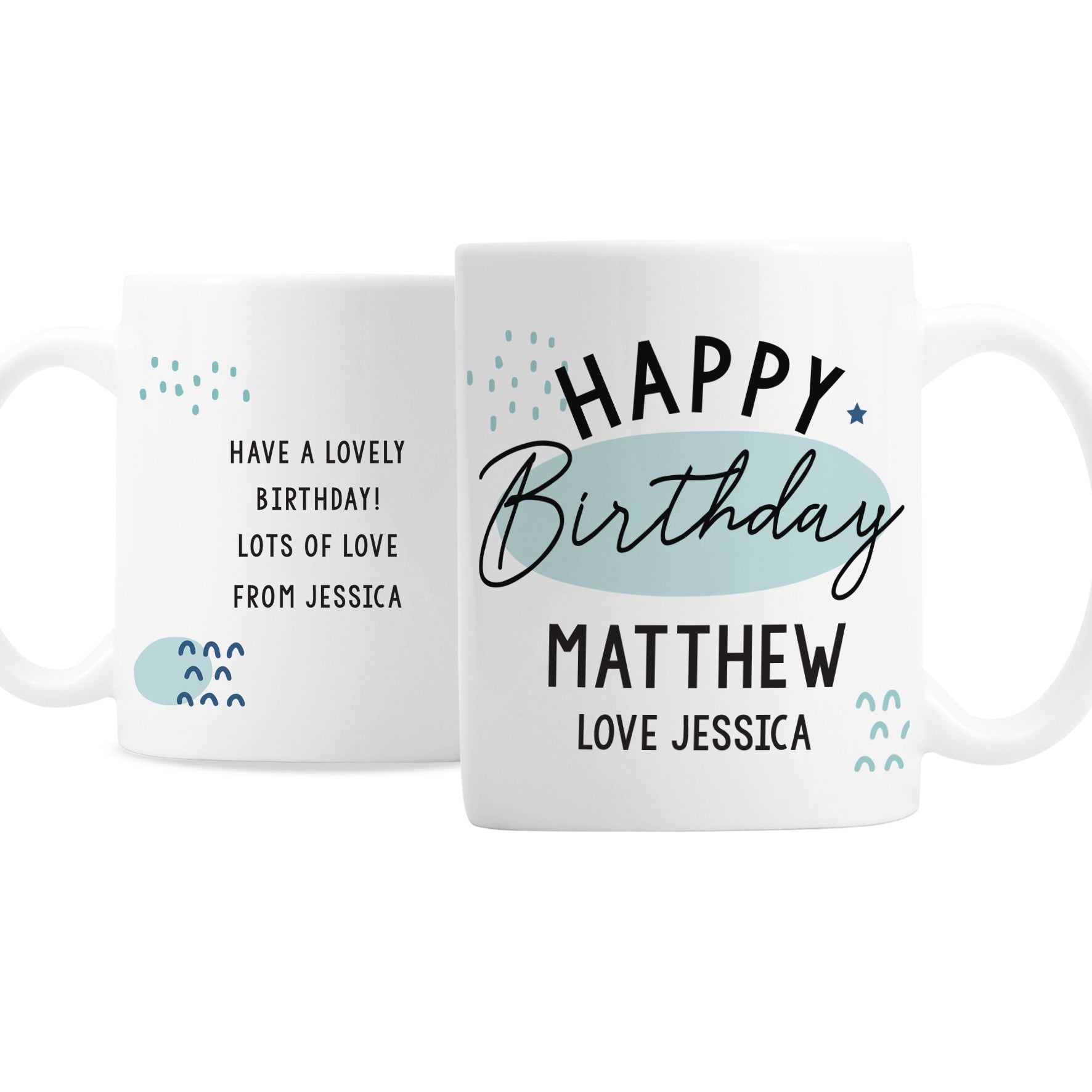 Personalised Happy Birthday Mug