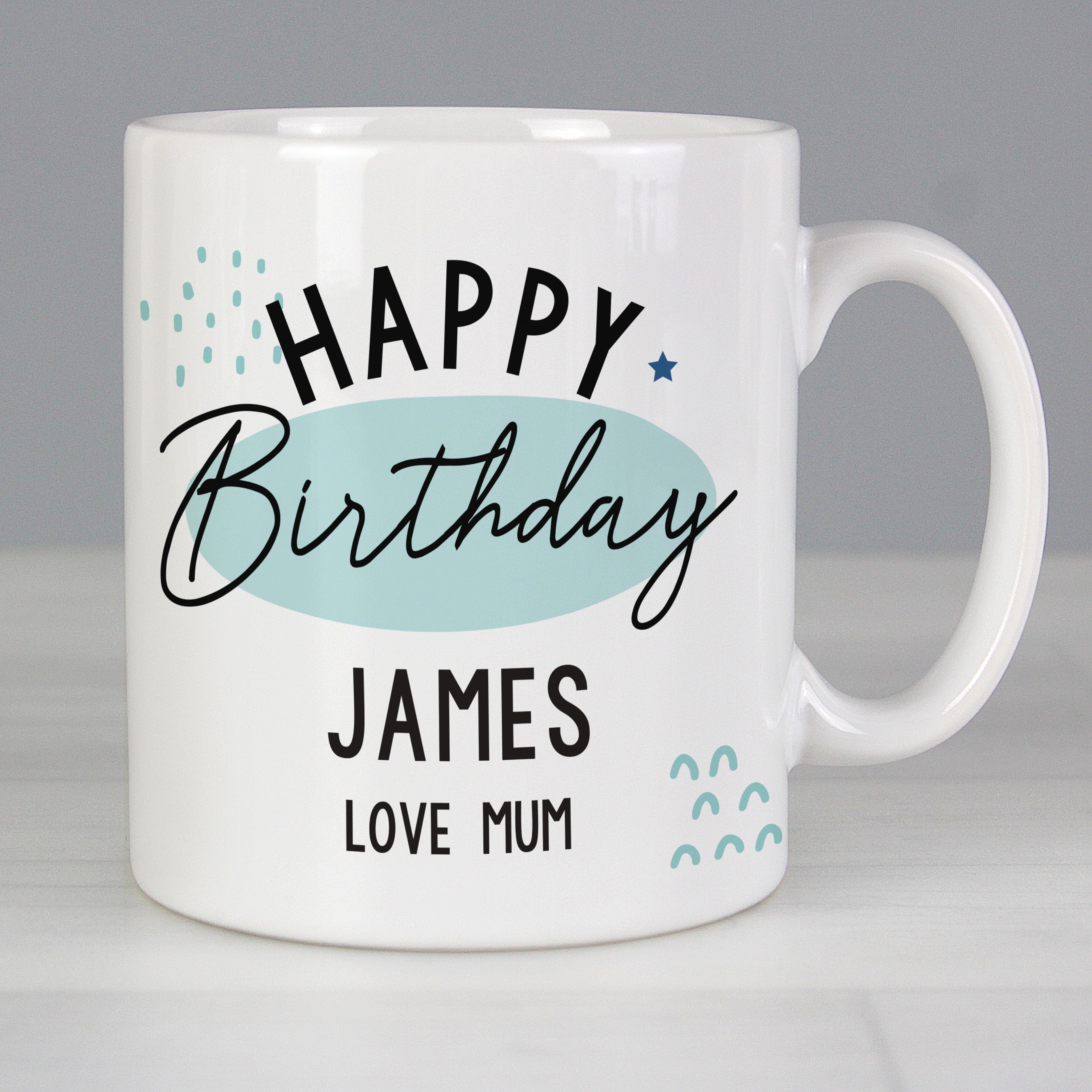 Personalised Happy Birthday Mug