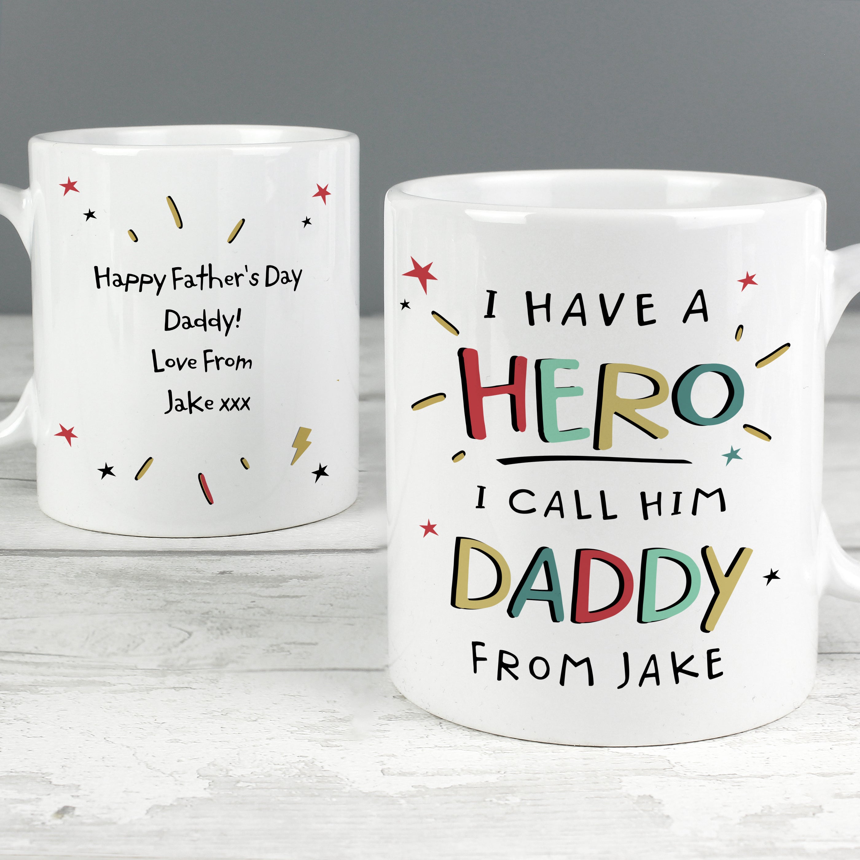 Personalised I Have A Hero Mug