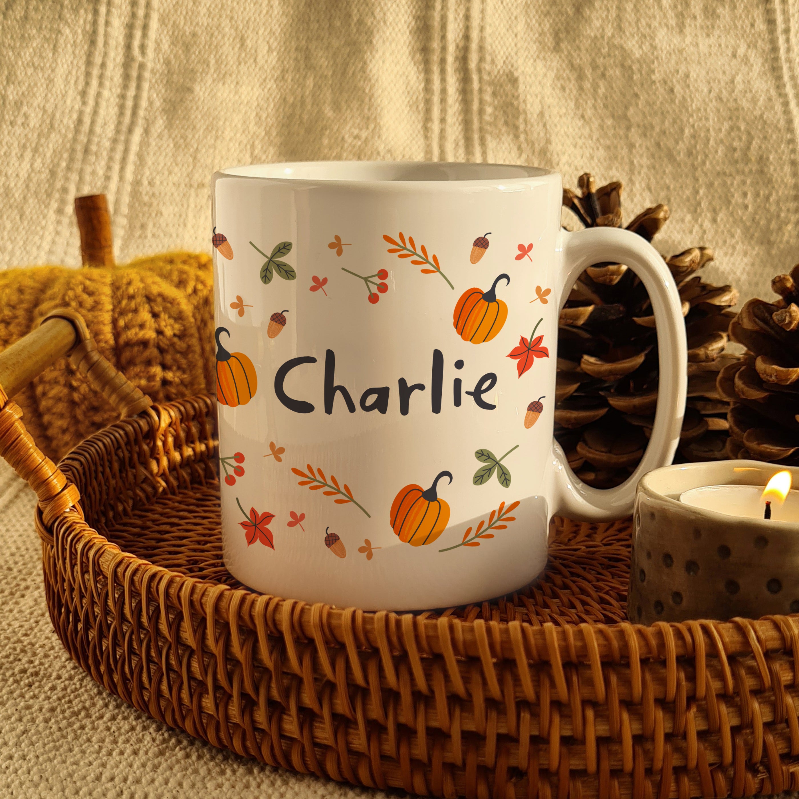 Personalised Pumpkin Mug