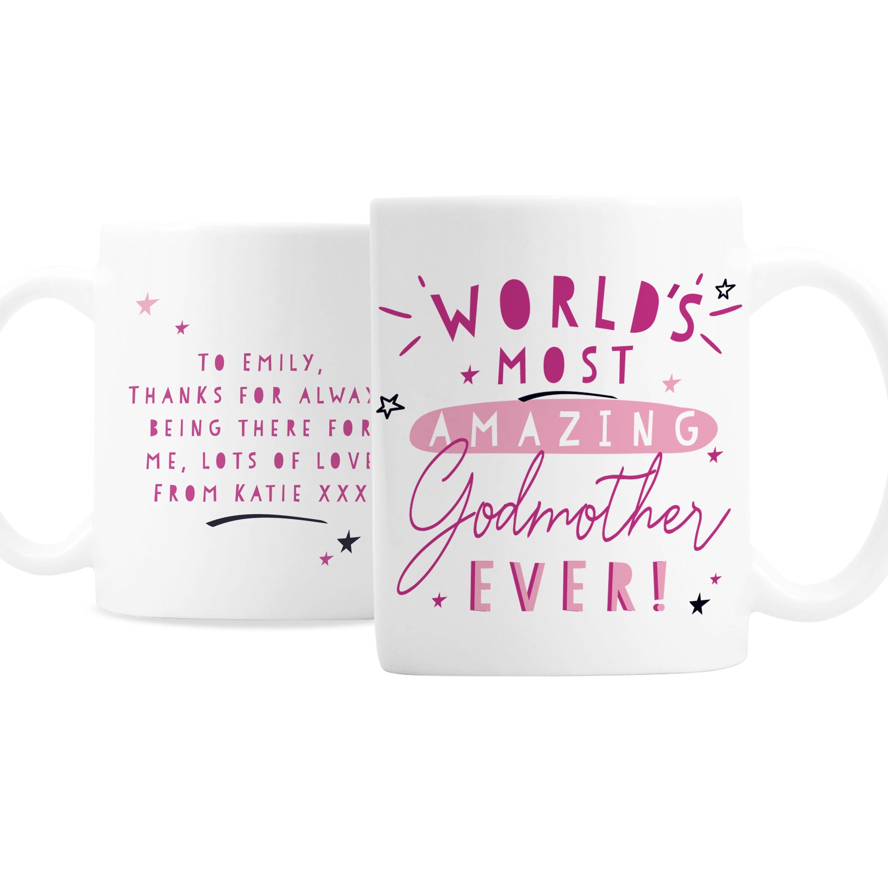 Personalised World's Most Amazing Godmother Mug