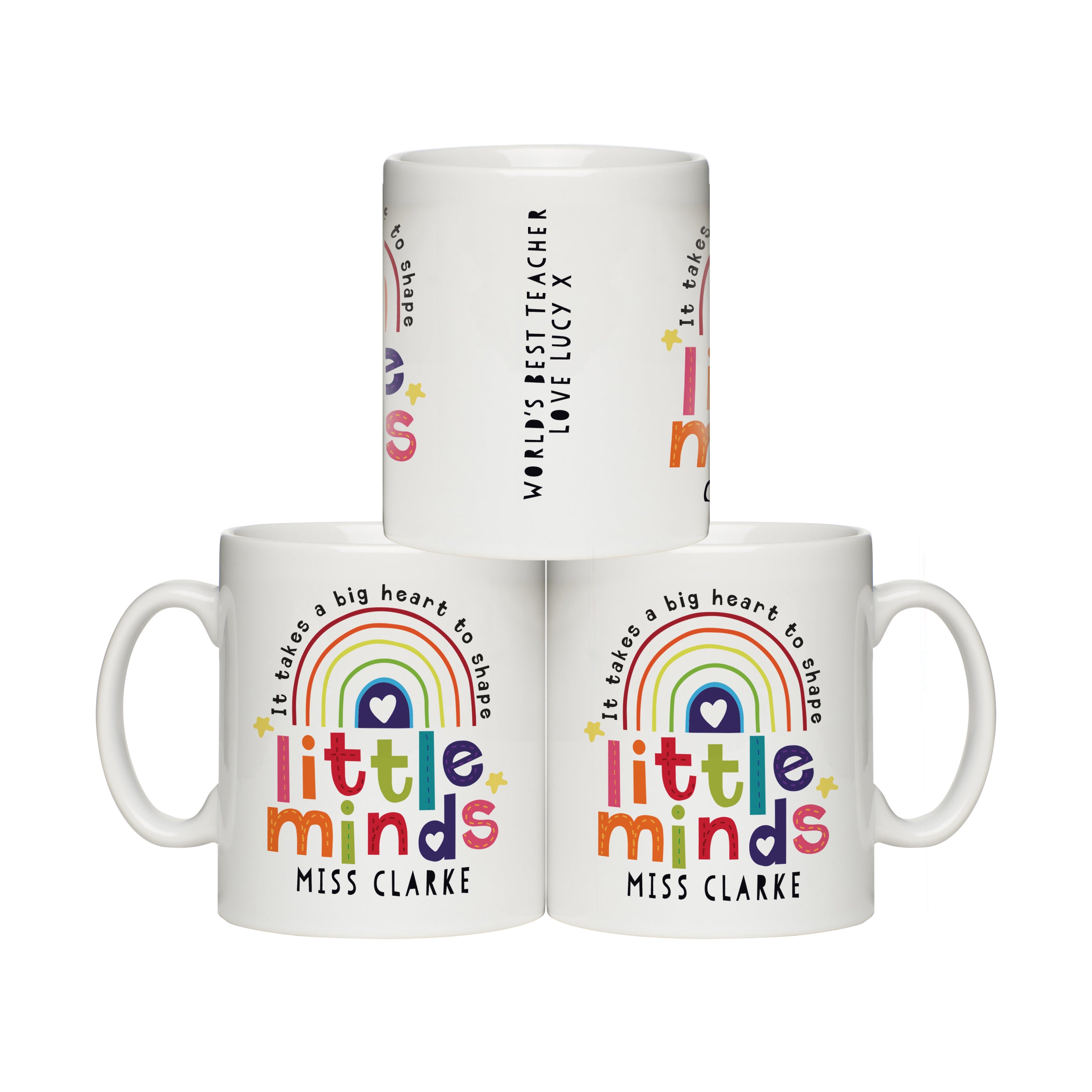 Personalised Shape Little Minds Mug