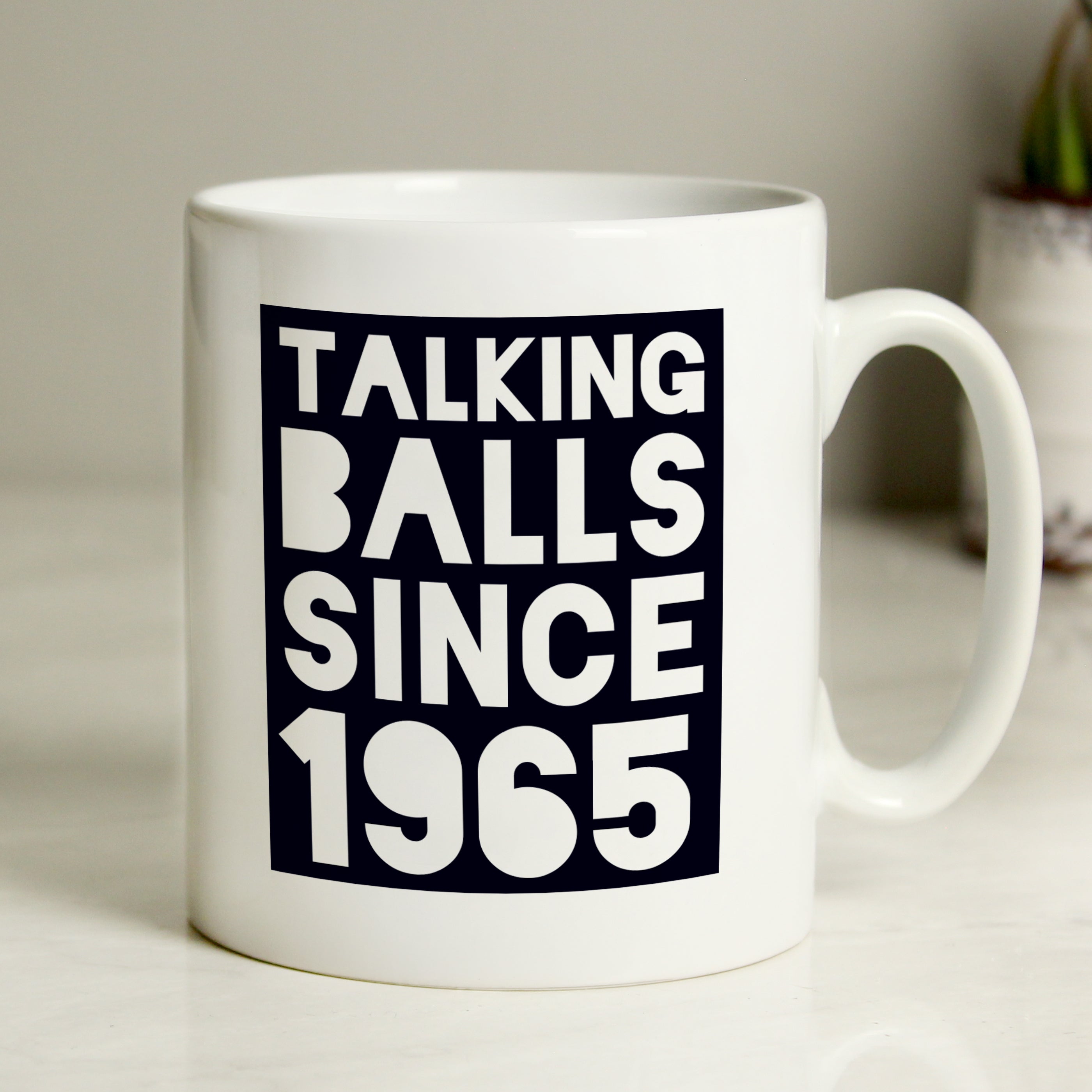 Personalised Talking Balls Since Mug