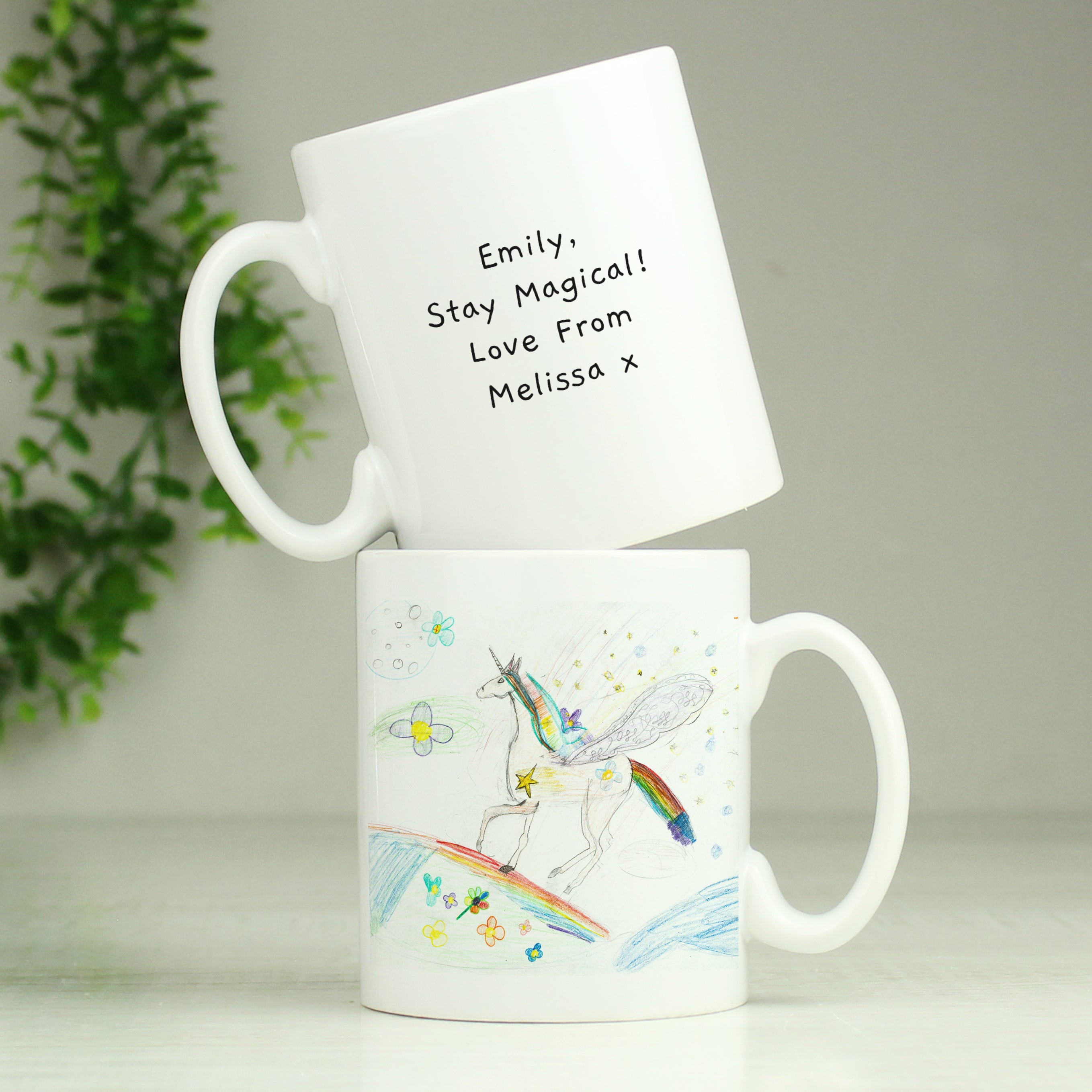 Personalised Childrens Drawing Photo Upload Mug