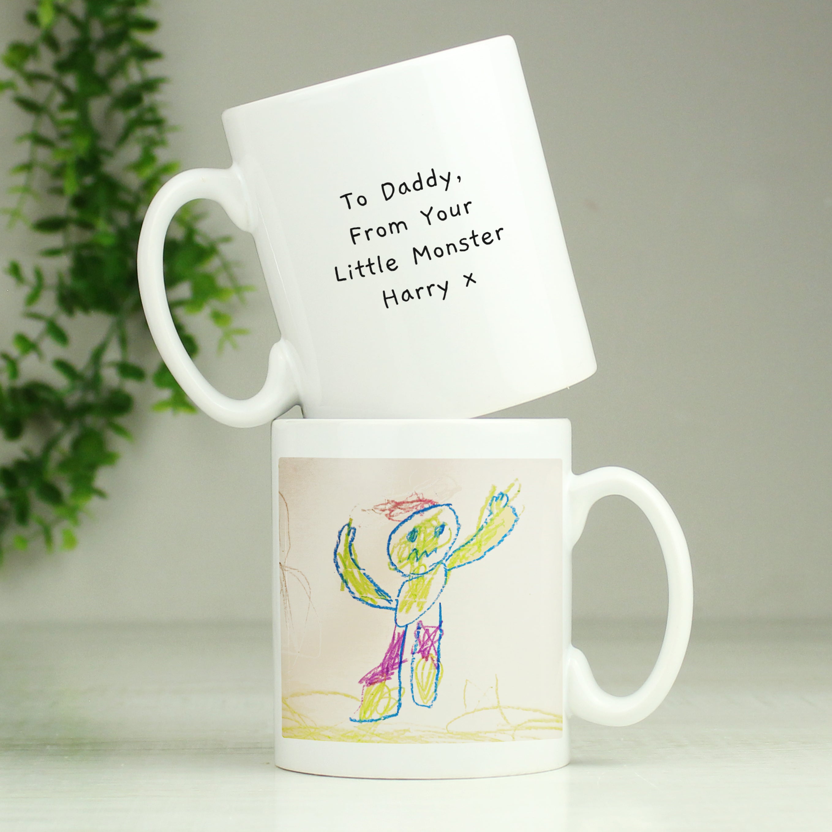 Personalised Childrens Drawing Photo Upload Mug