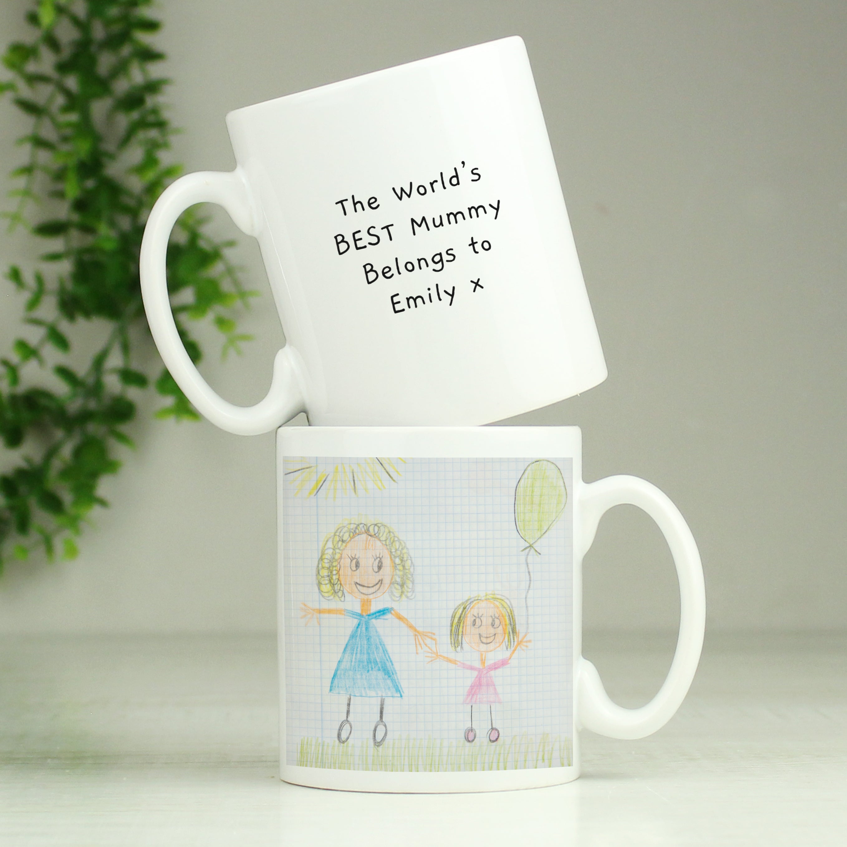 Personalised Childrens Drawing Photo Upload Mug