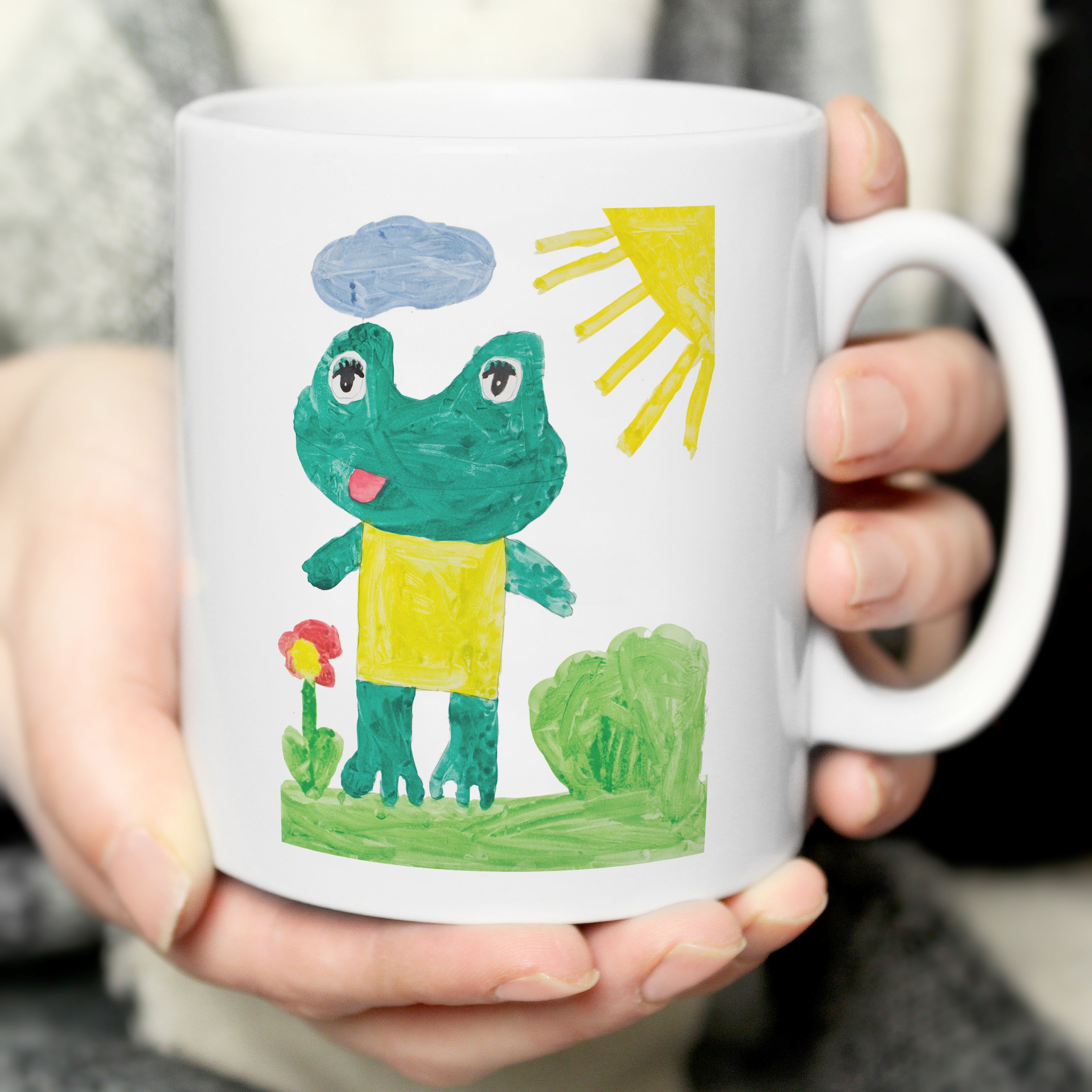 Personalised Childrens Drawing Photo Upload Mug