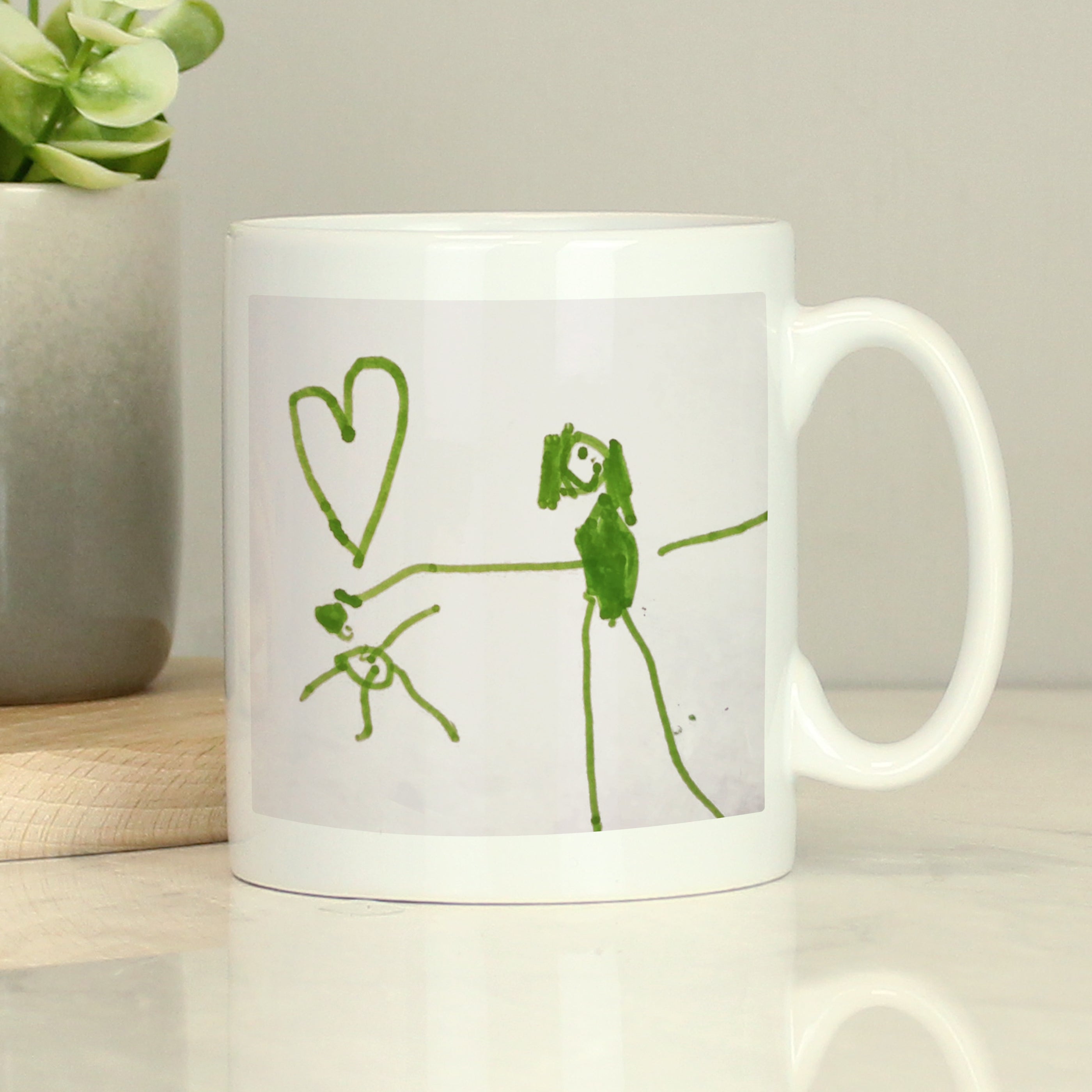 Personalised Childrens Drawing Photo Upload Mug