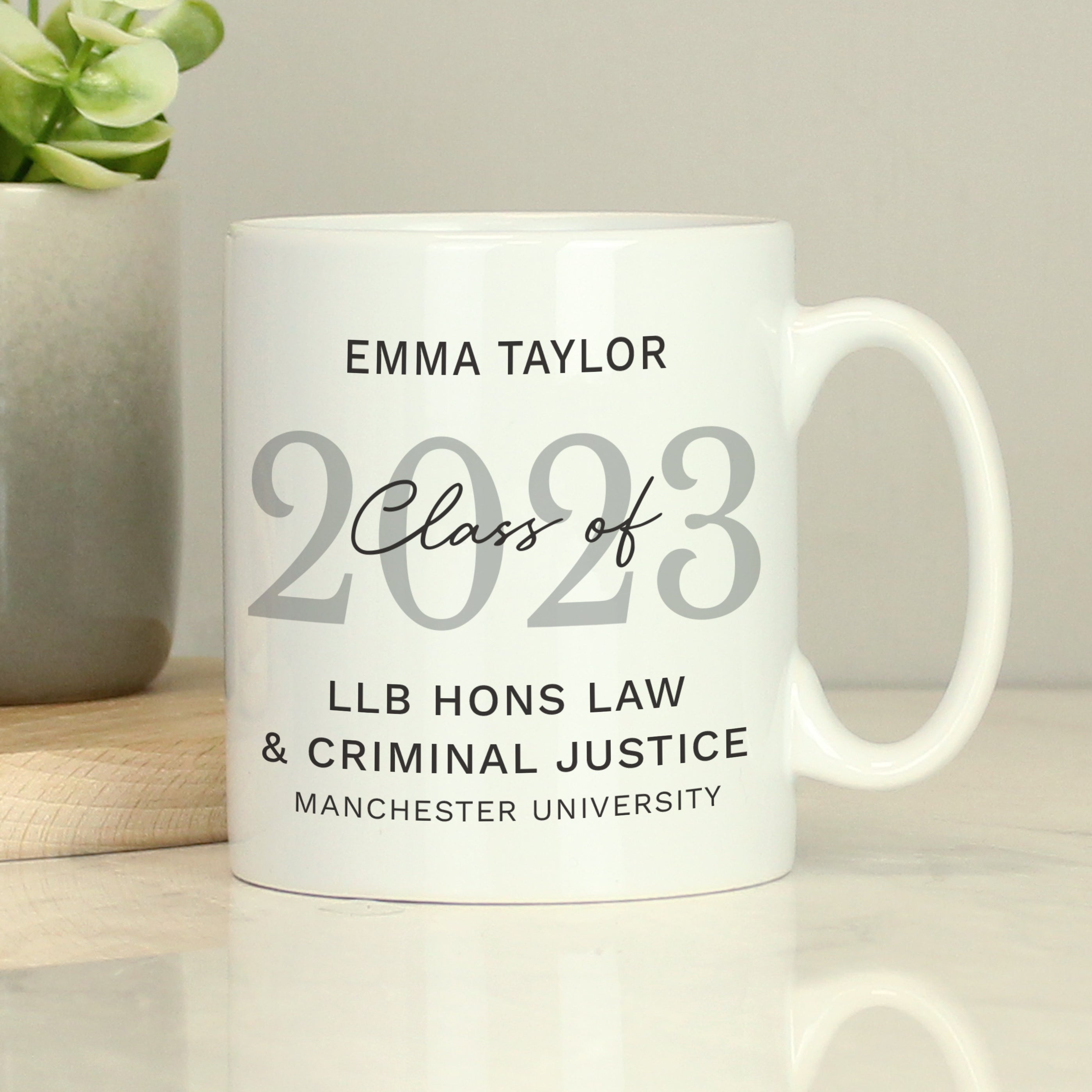 Personalised Class of Graduation Mug