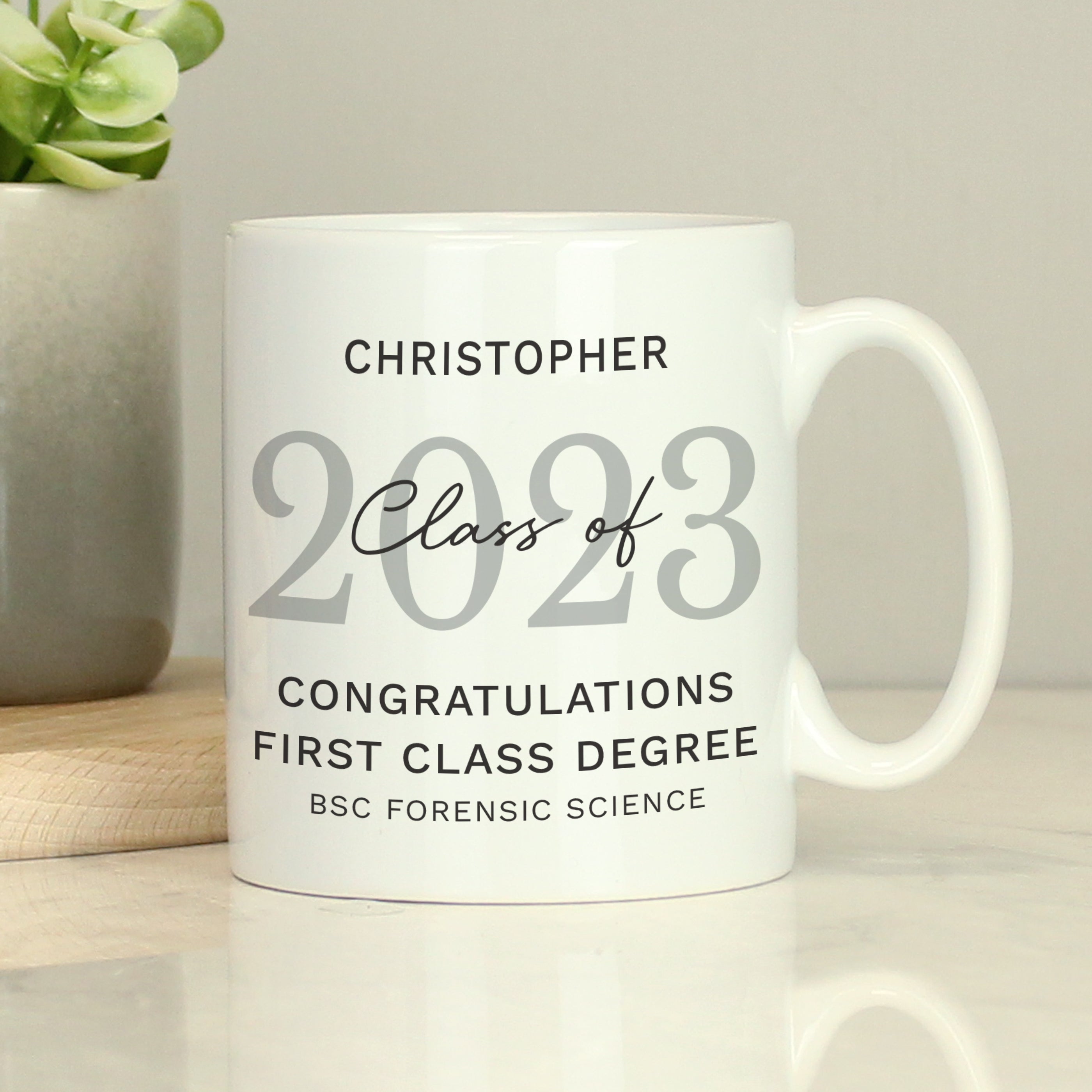 Personalised Class of Graduation Mug