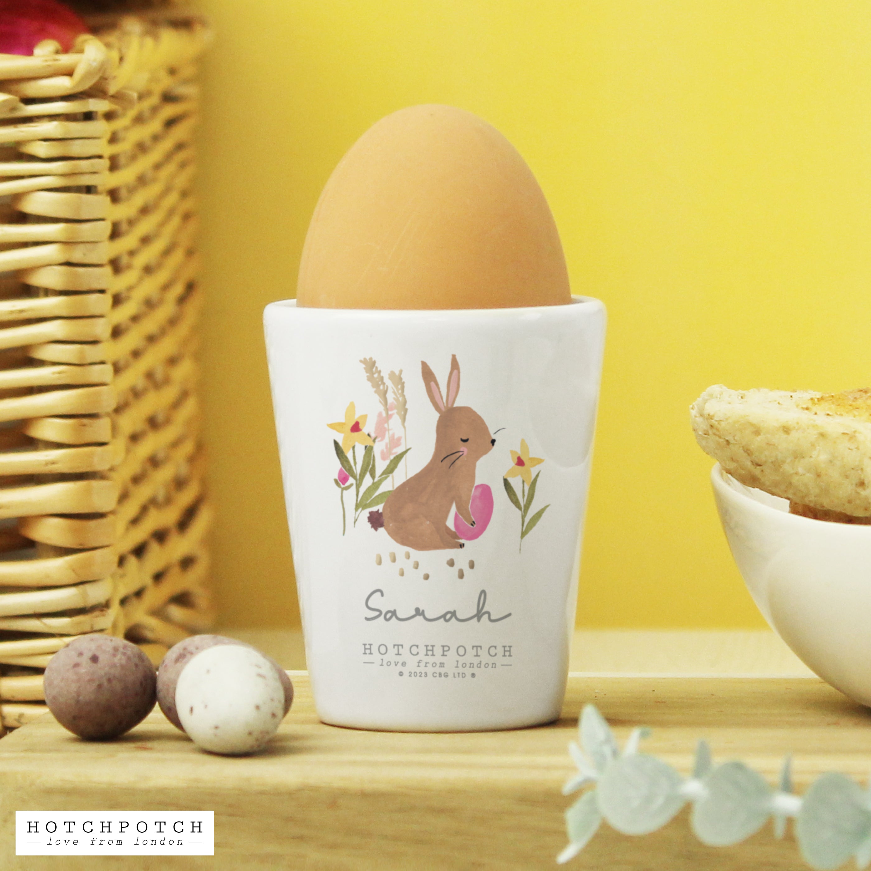 Personalised Hotchpotch Easter Egg Cup