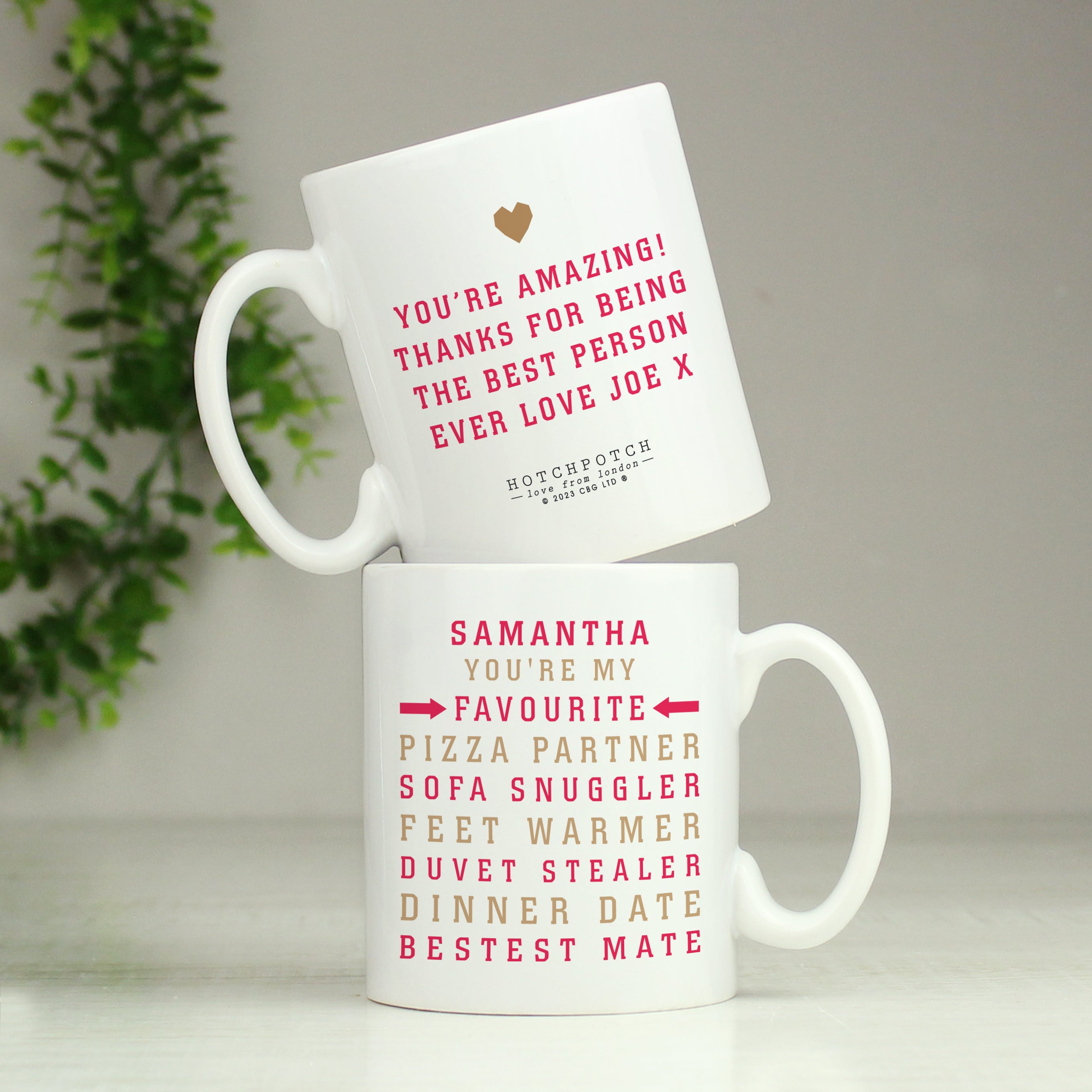 Personalised Hotchpotch My Favourite Mug