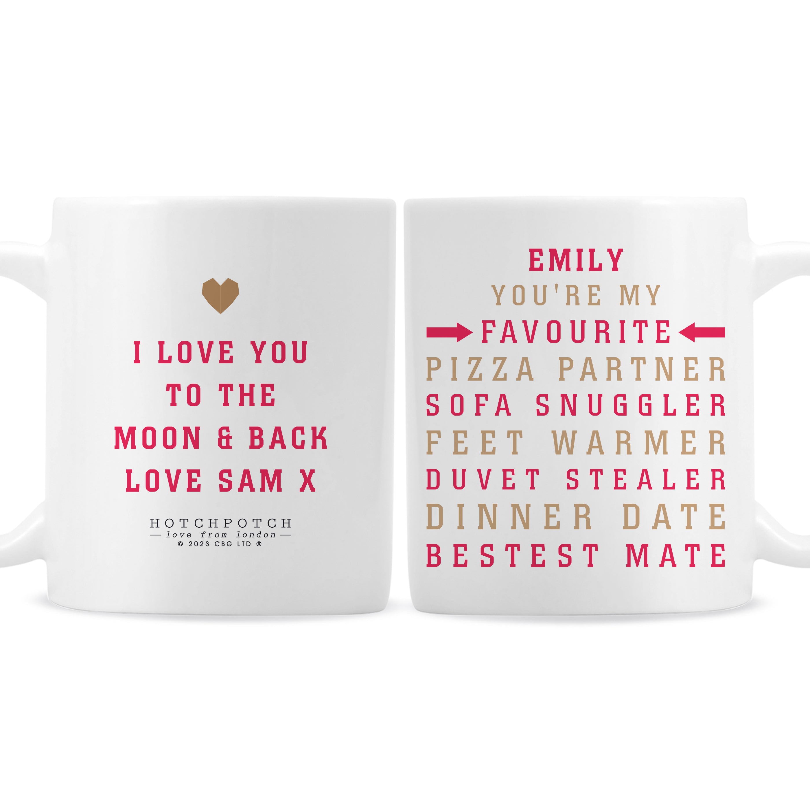 Personalised Hotchpotch My Favourite Mug