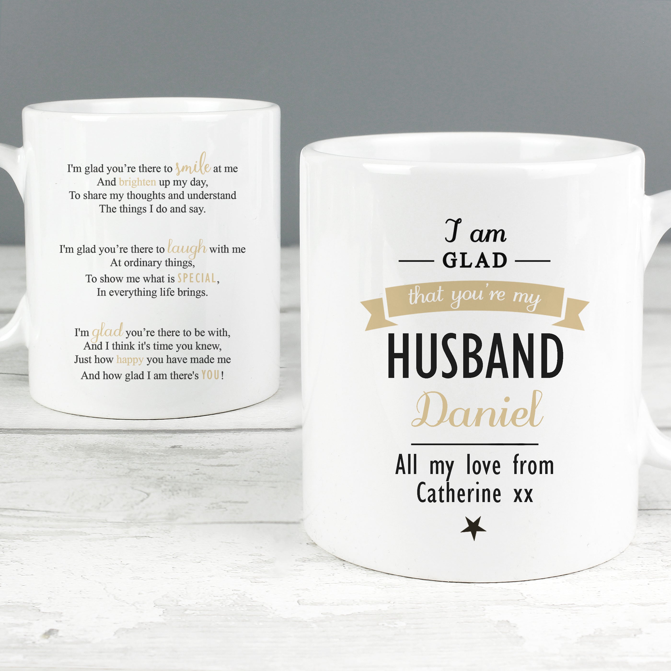 Personalised I Am Glad... Mug