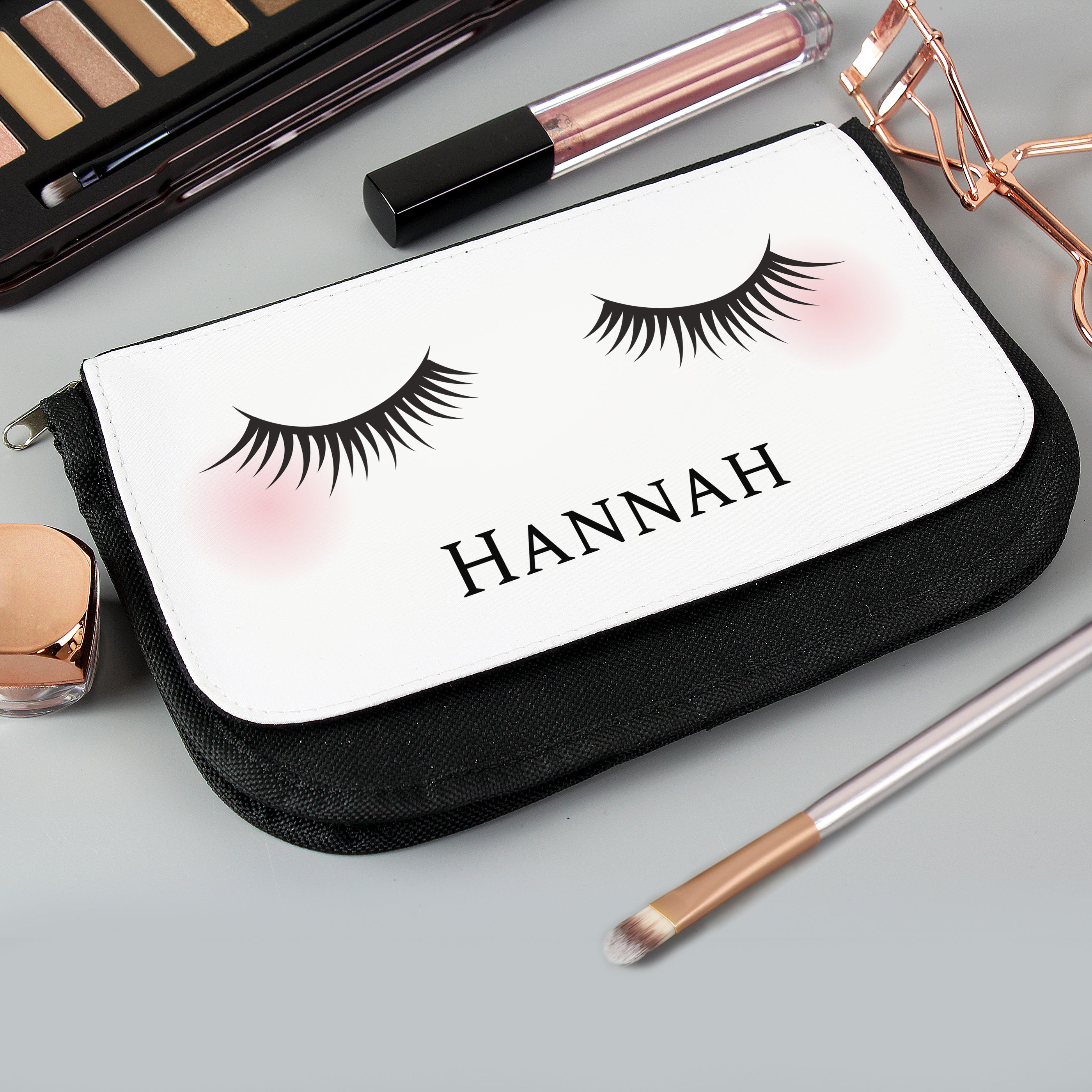 Personalised Eyelashes Make Up Bag