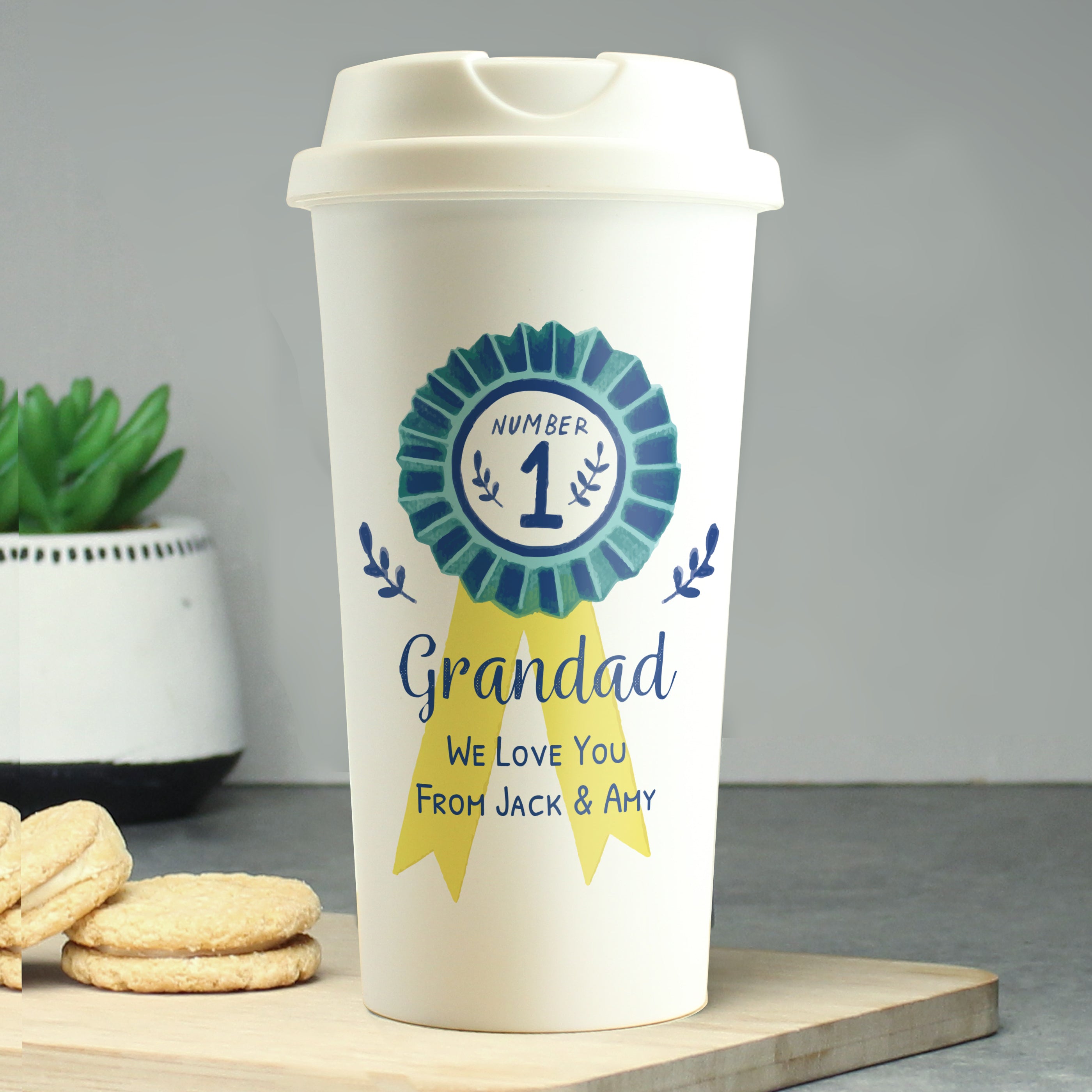 Personalised Number 1 Travel Mug