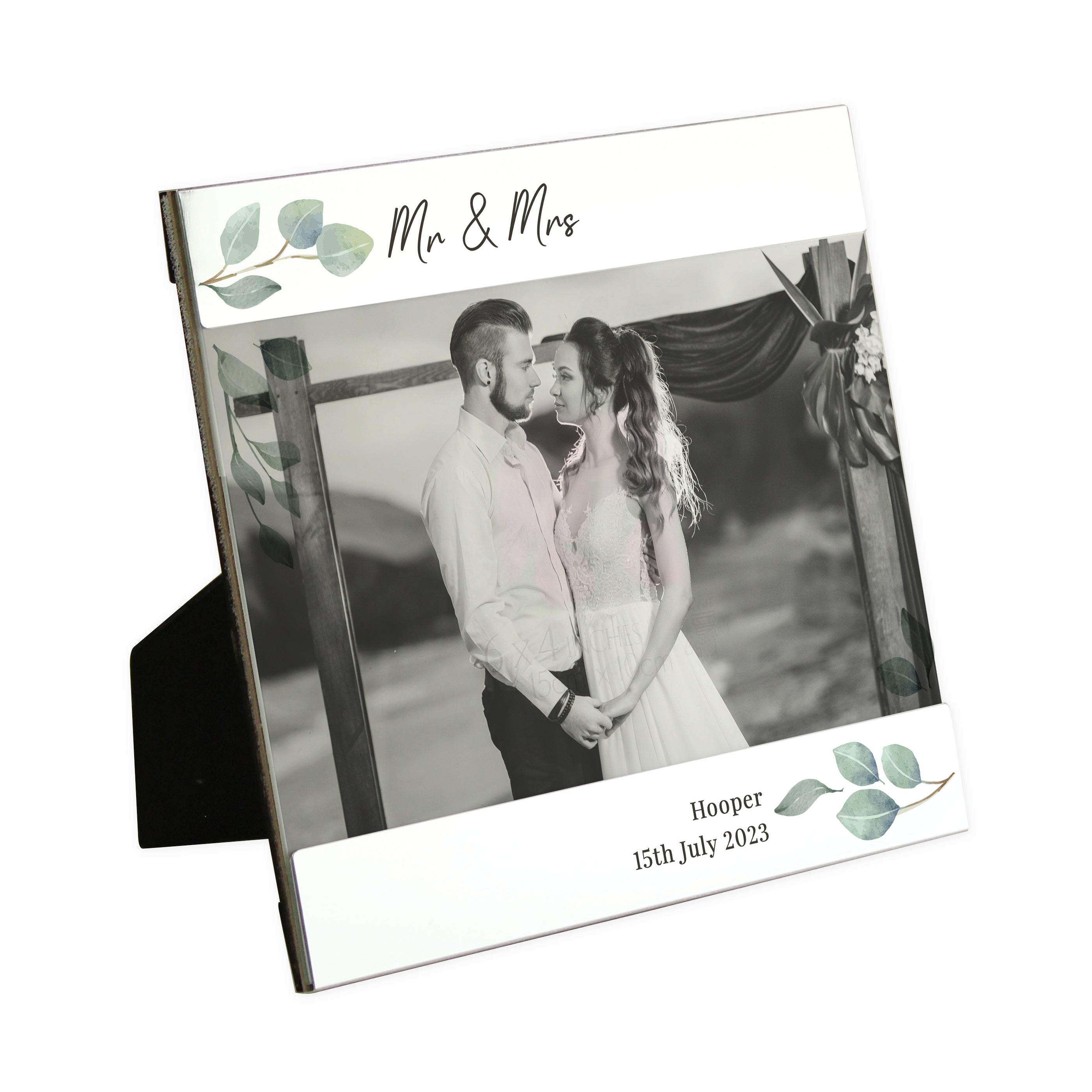 Personalised Botanical 6x4 Photo Frame