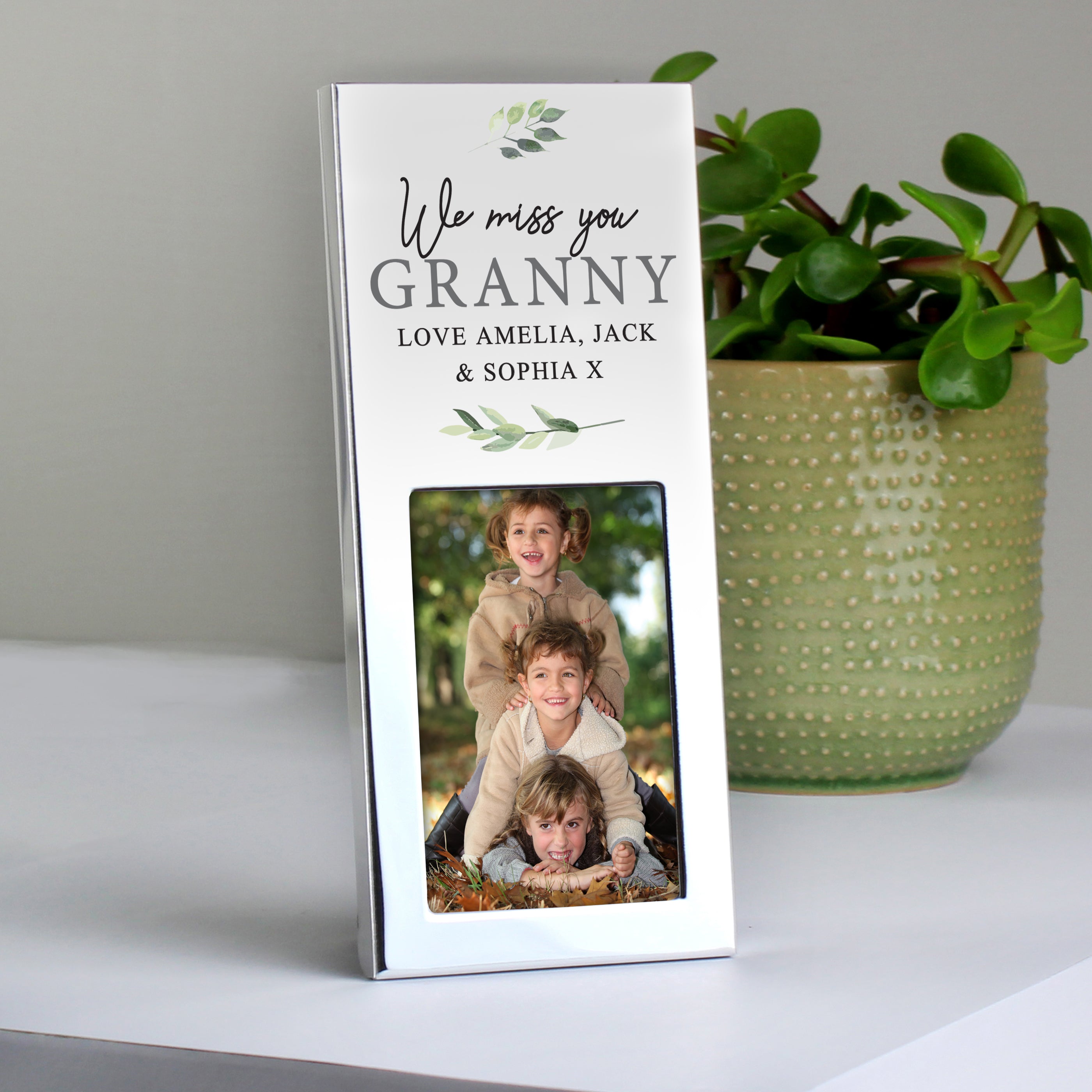 Personalised Botanical 2x3 Photo Frame