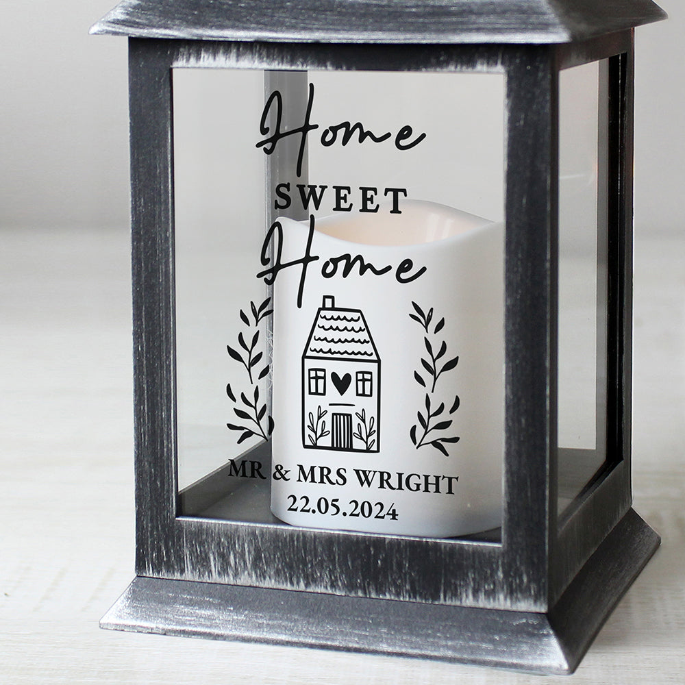 Personalised Home Black Lantern