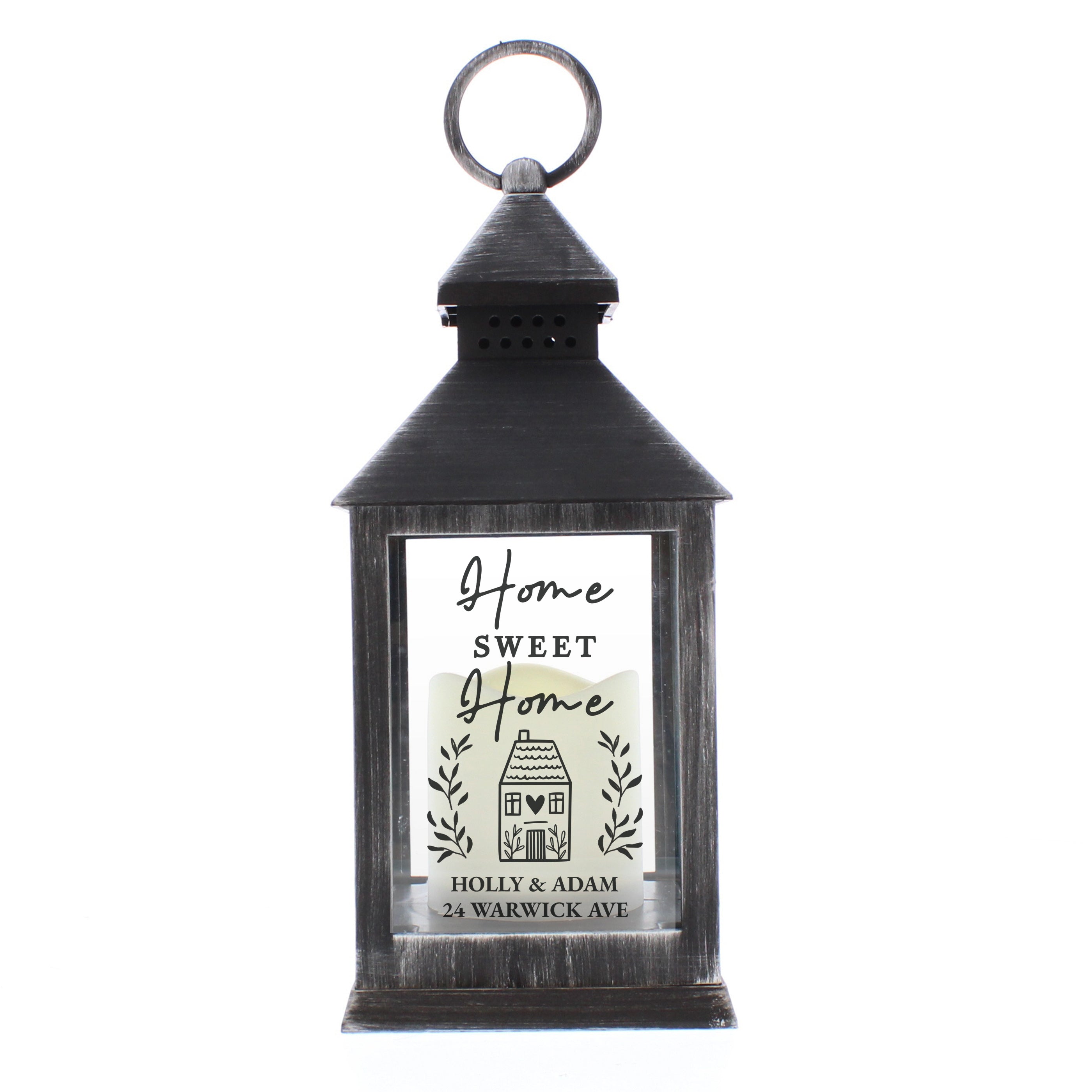 Personalised Home Black Lantern