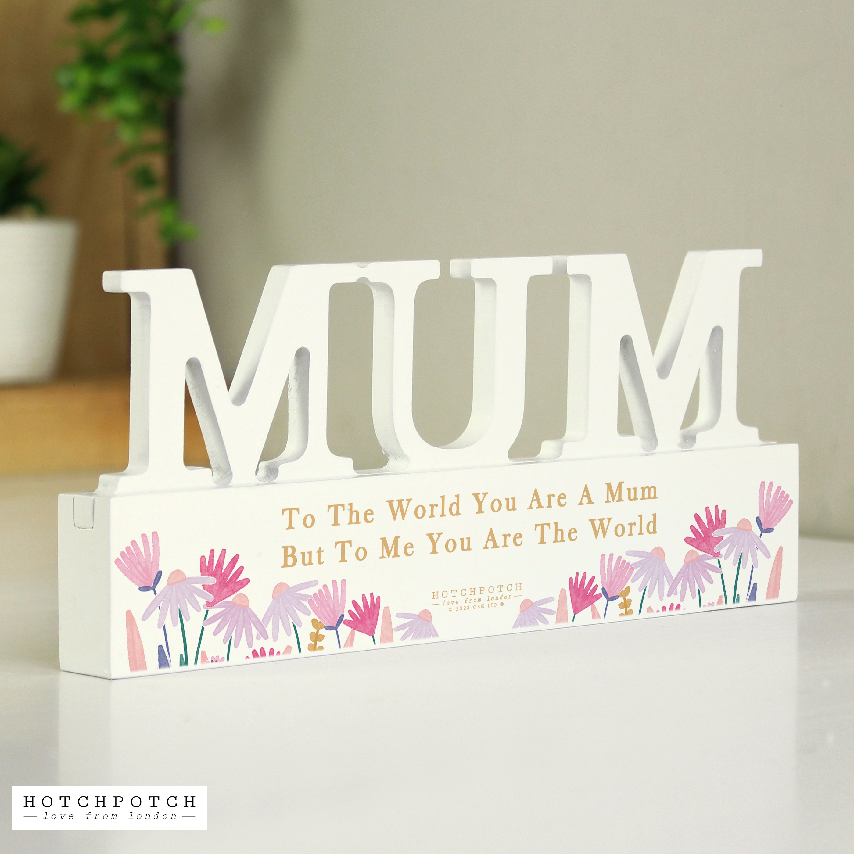 Personalised Hotchpotch Wild Flower Mum Ornament