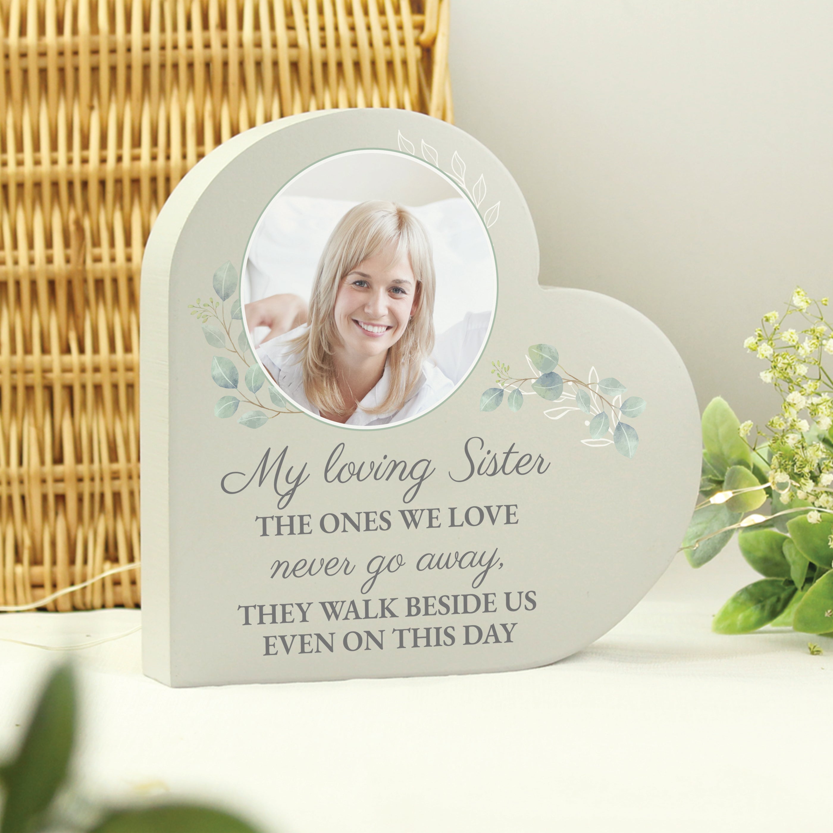 Personalised Wedding Memory Table Heart Ornament