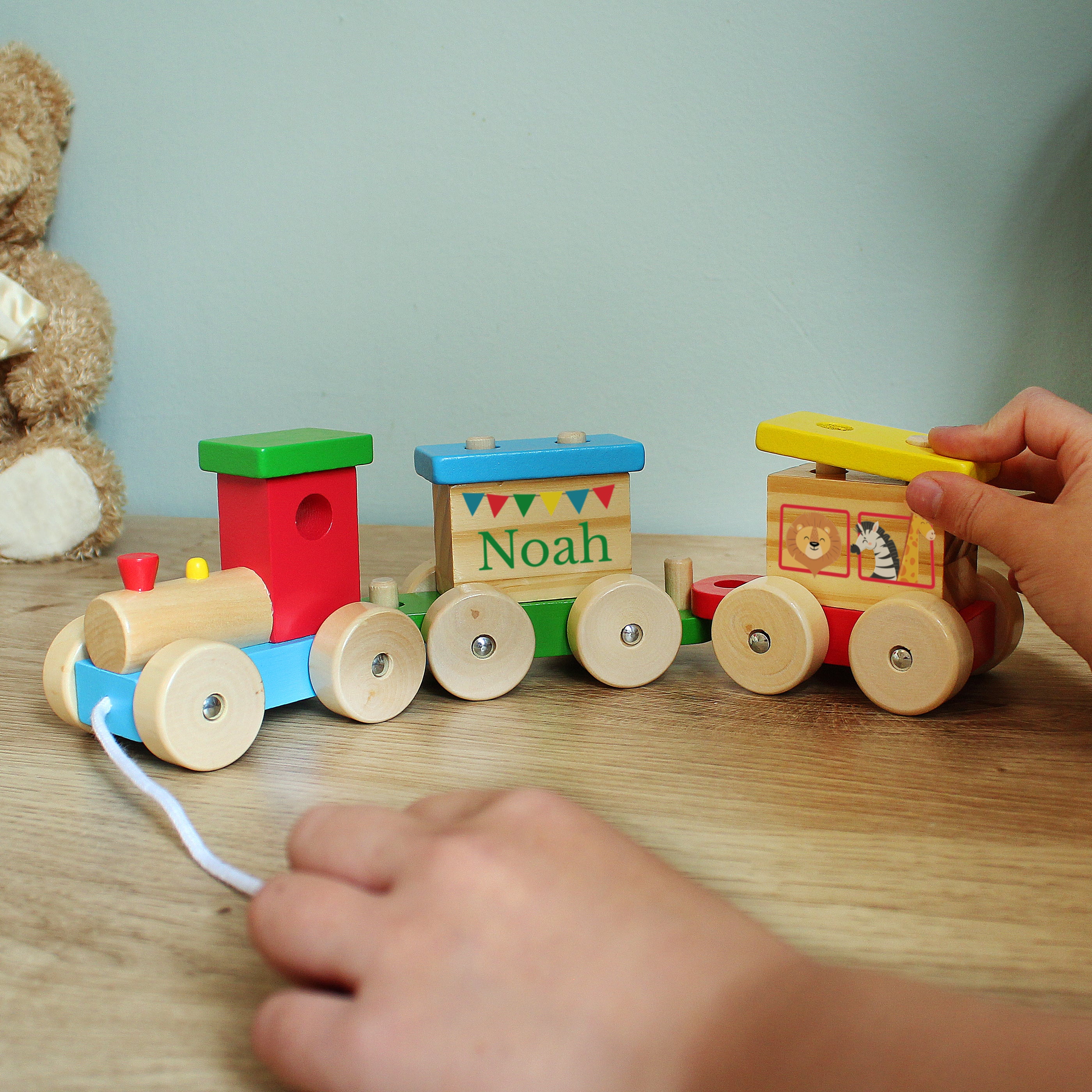 Personalised Circus Toy Train