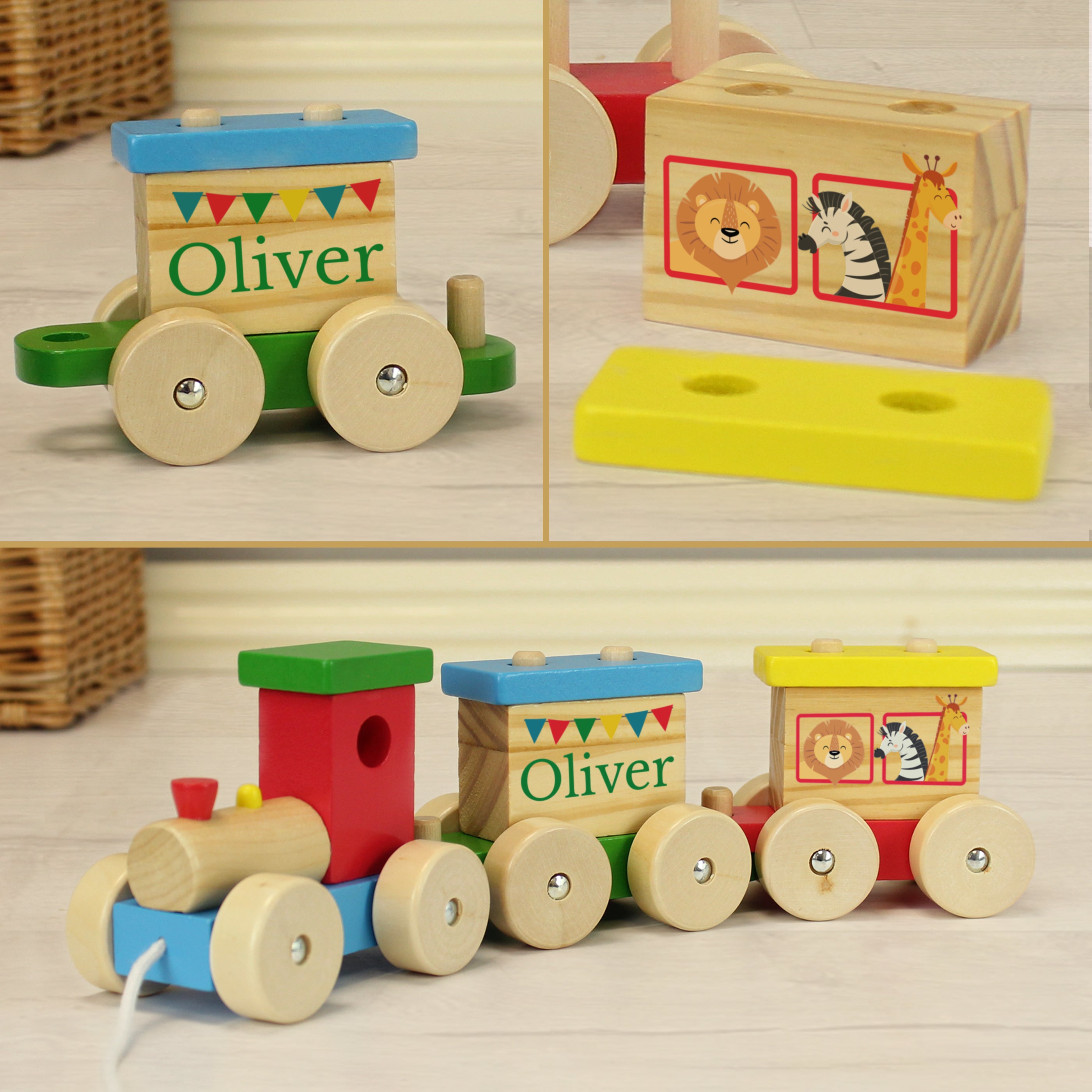 Personalised Circus Toy Train